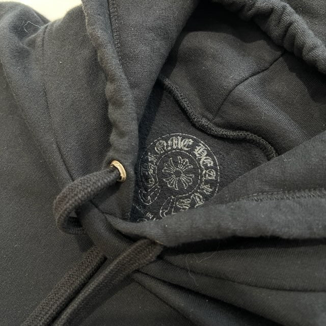CHROME HEARTS Vertical Logo Pullover Hoodie Size M クロムハーツ ヴァーティカルロゴ プルオーバーフーディー サイズM