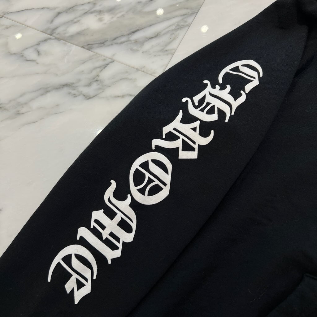 CHROME HEARTS Vertical Logo Pullover Hoodie Size M クロムハーツ ヴァーティカルロゴ プルオーバーフーディー サイズM