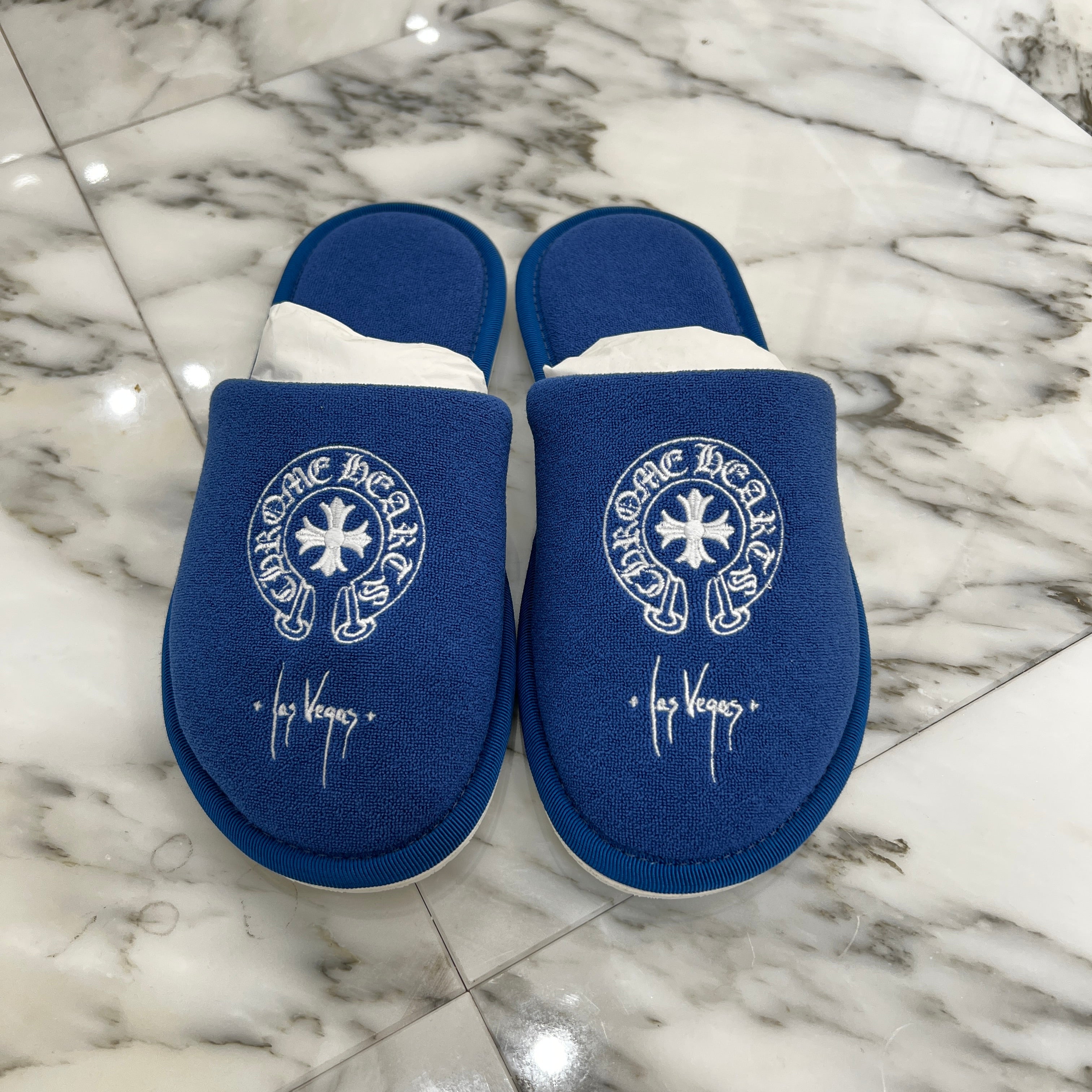 CHROME HEARTS Las Vegas Limited Horseshoe Hotel Slippers Sandals Size S クロムハーツ ラスベガス限定 ホースシューホテルスリッパ サンダル サイズS