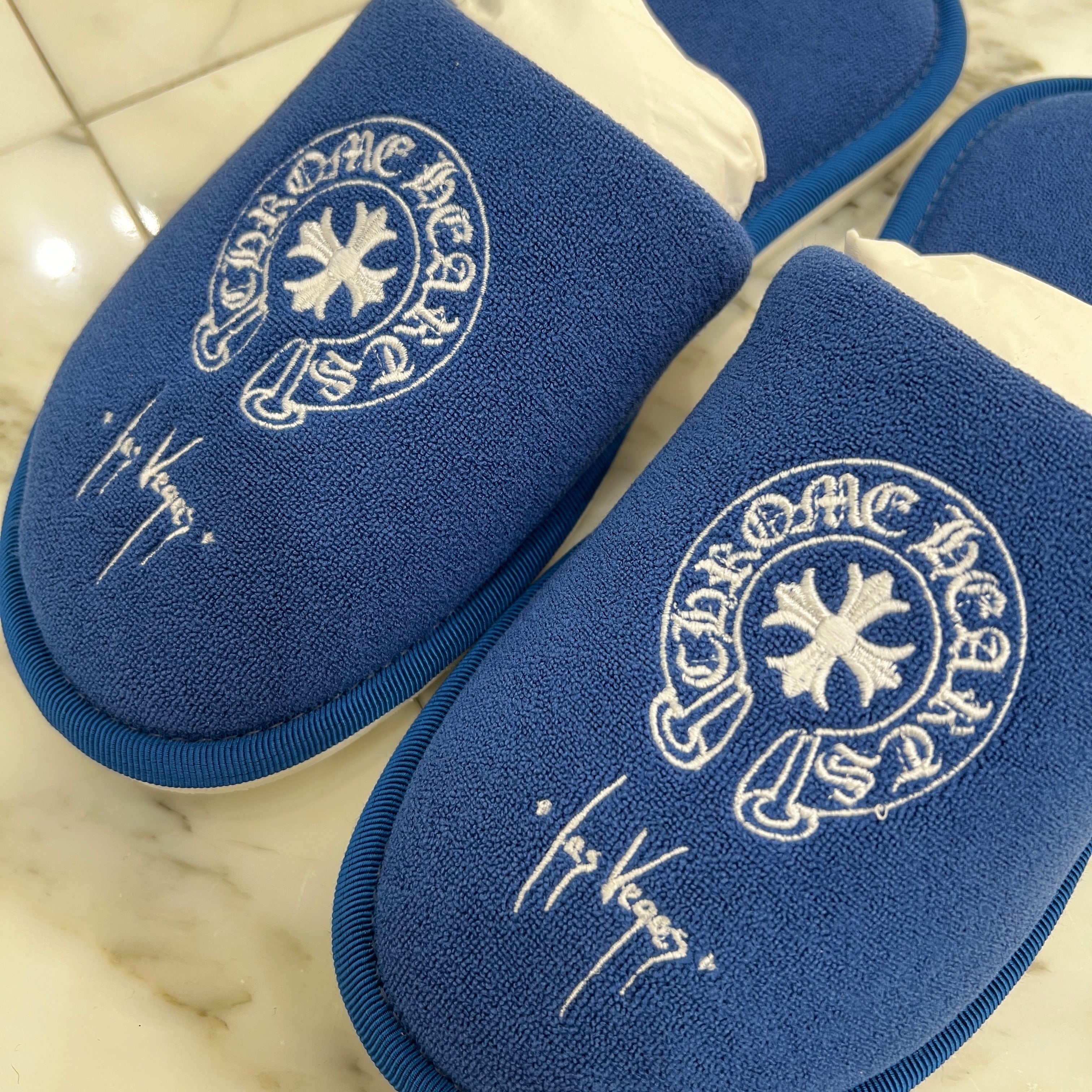 CHROME HEARTS Las Vegas Limited Horseshoe Hotel Slippers Sandals Size S クロムハーツ ラスベガス限定 ホースシューホテルスリッパ サンダル サイズS