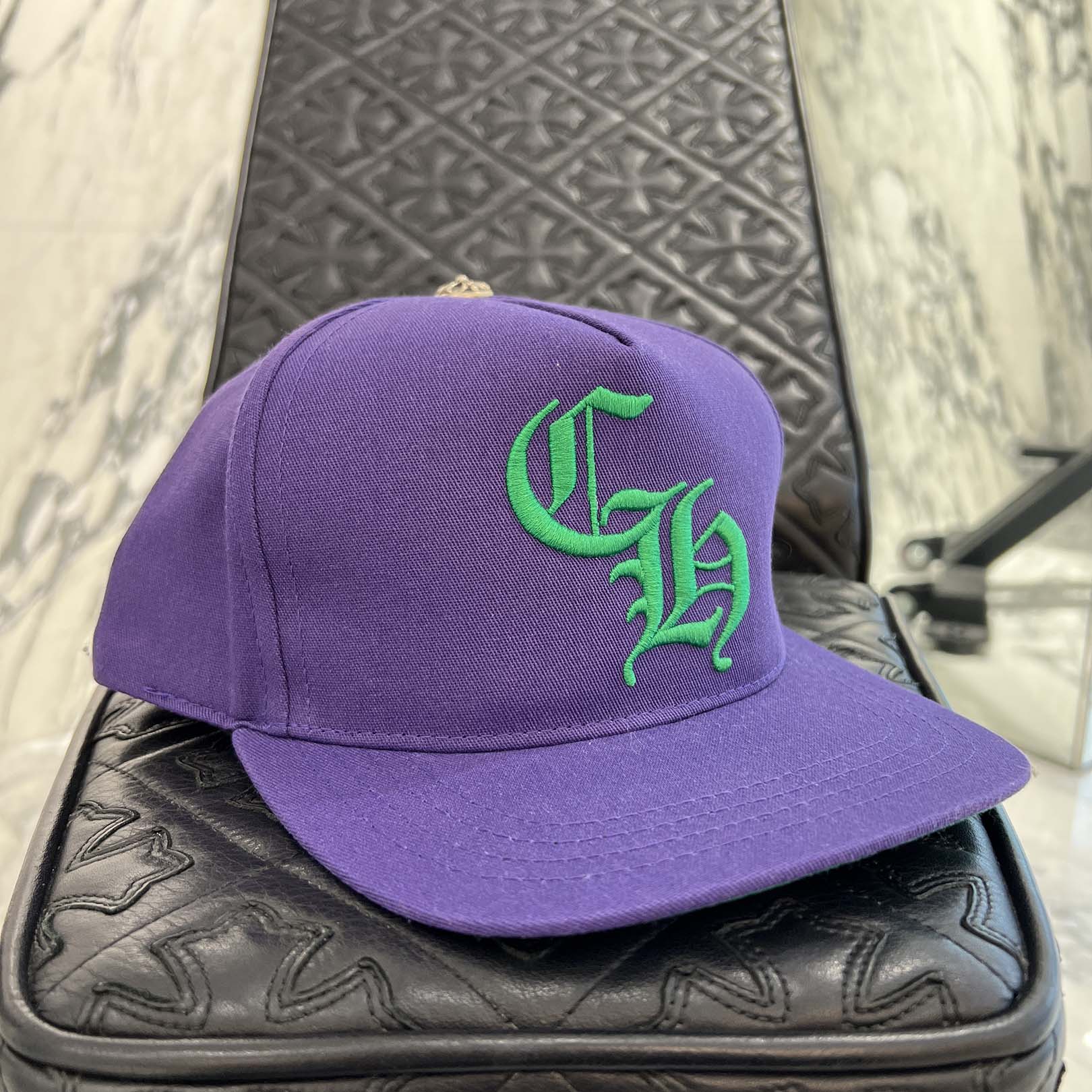 CHROME HEARTS CH Logo Embroidery Trucker Cap Size ONE SIZE (53-60) クロムハーツ CHロゴ刺繍 トラッカーキャップ サイズONE SIZE (53-60)