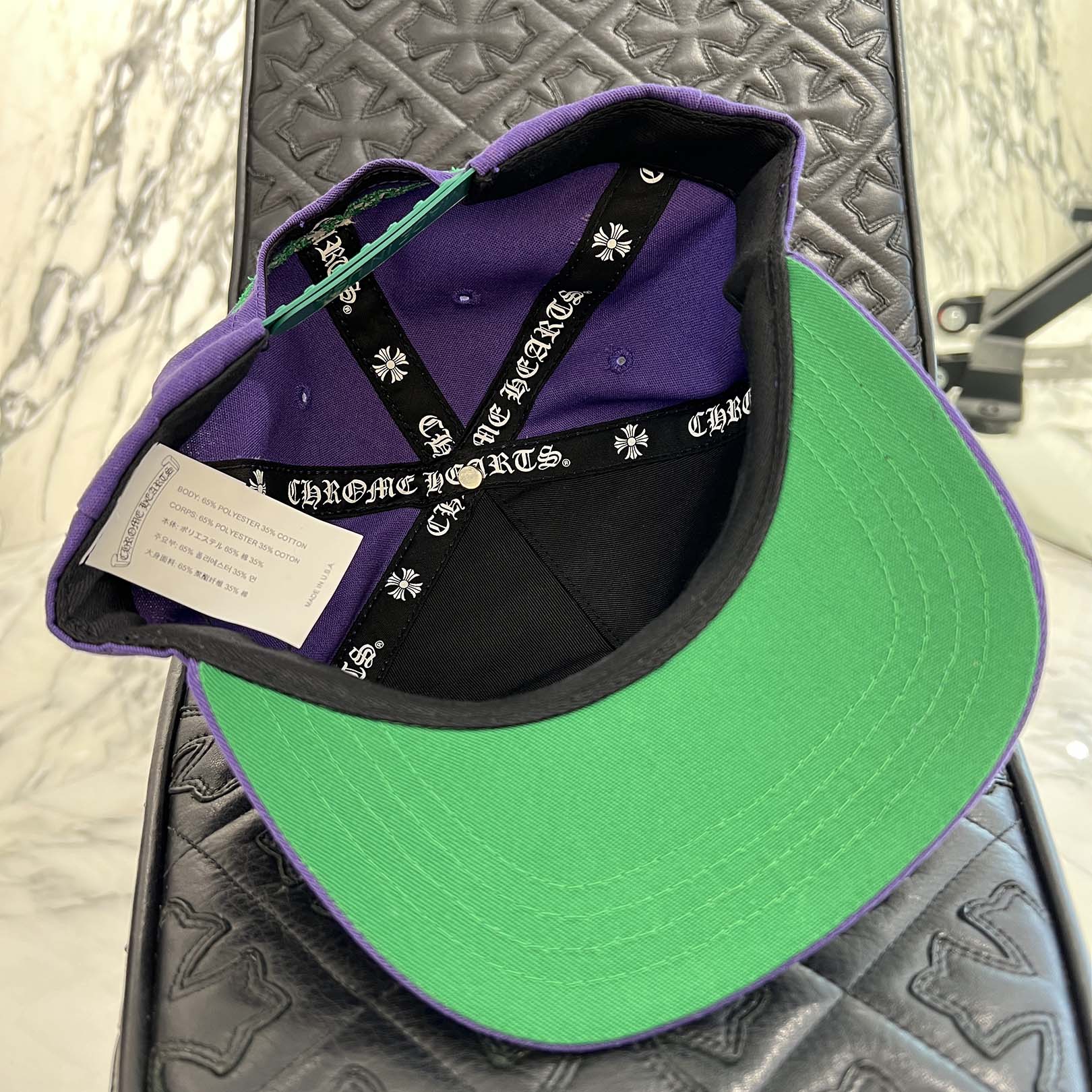 CHROME HEARTS CH Logo Embroidery Trucker Cap Size ONE SIZE (53-60) クロムハーツ CHロゴ刺繍 トラッカーキャップ サイズONE SIZE (53-60)