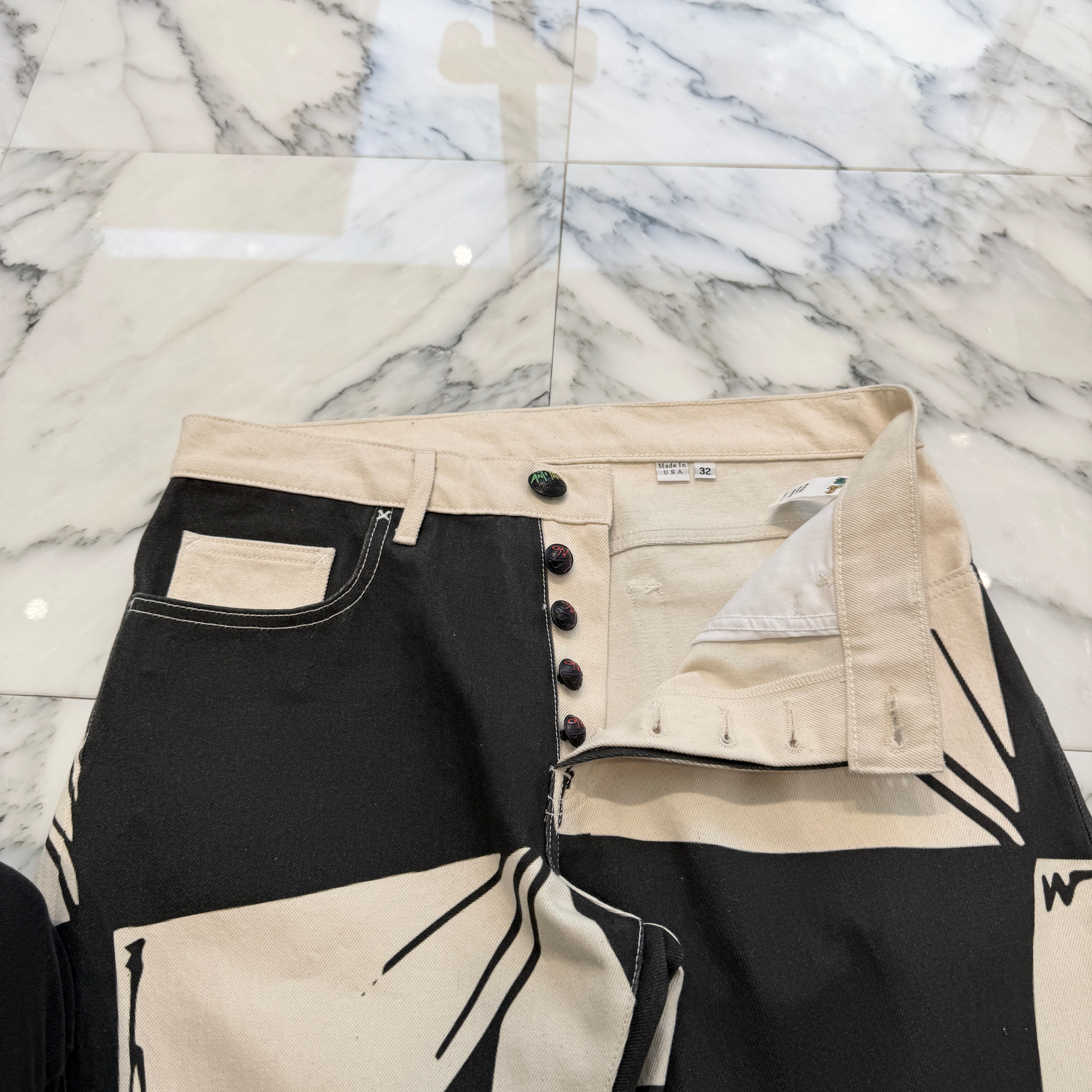 MATTY BOY 2025SS NY Exclusive ANTI PROMO 99 EYES DENIM Size 32×32 マッティボーイ ニューヨーク限定 アンティ プロモ 99アイズ デニム サイズ32×32