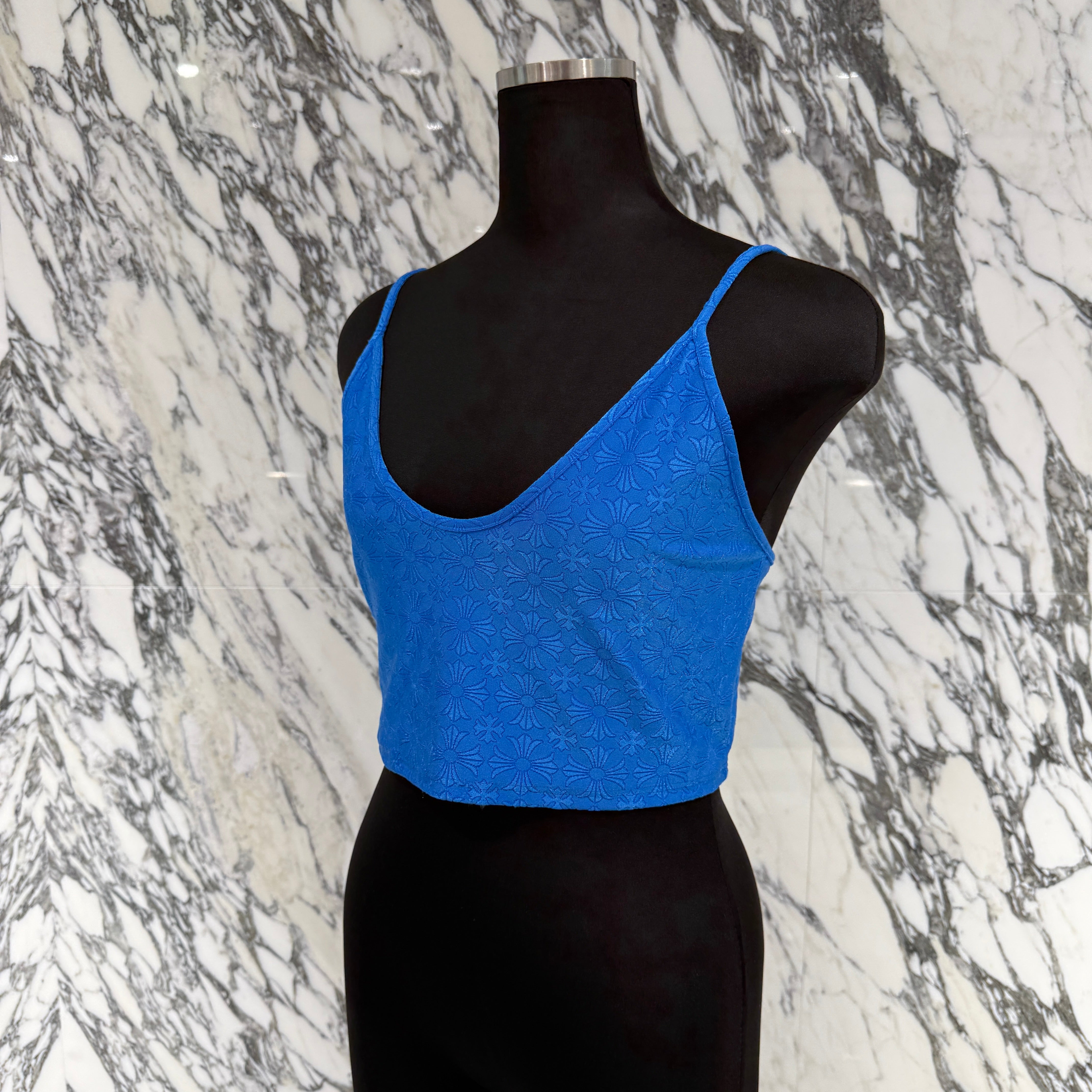 CHROME HEARTS CH Plus Pattern Horseshoe Rubber Print Camisole Size L クロムハーツ CHプラス柄 ホースシューラバープリント キャミソール サイズL