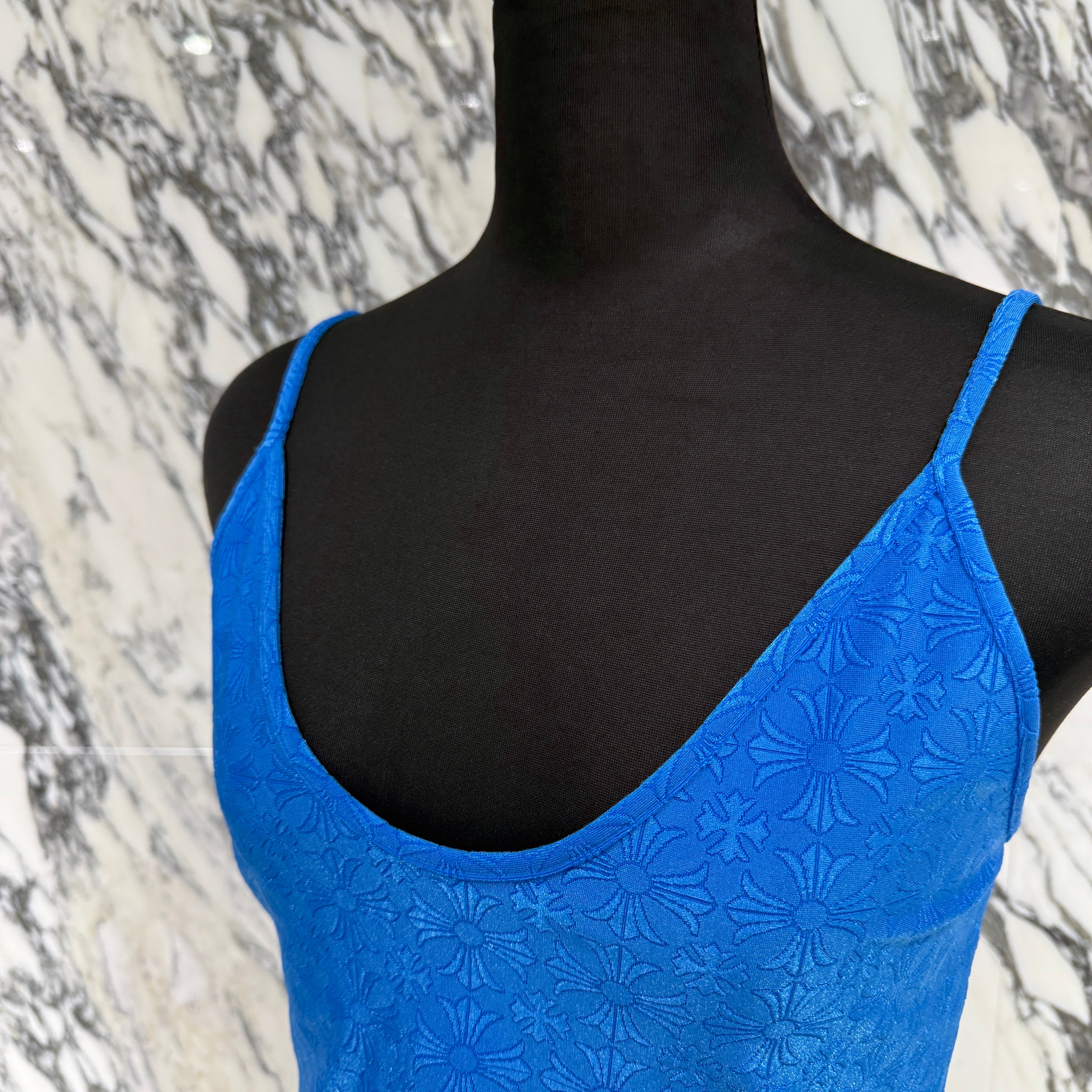 CHROME HEARTS CH Plus Pattern Horseshoe Rubber Print Camisole Size L クロムハーツ CHプラス柄 ホースシューラバープリント キャミソール サイズL