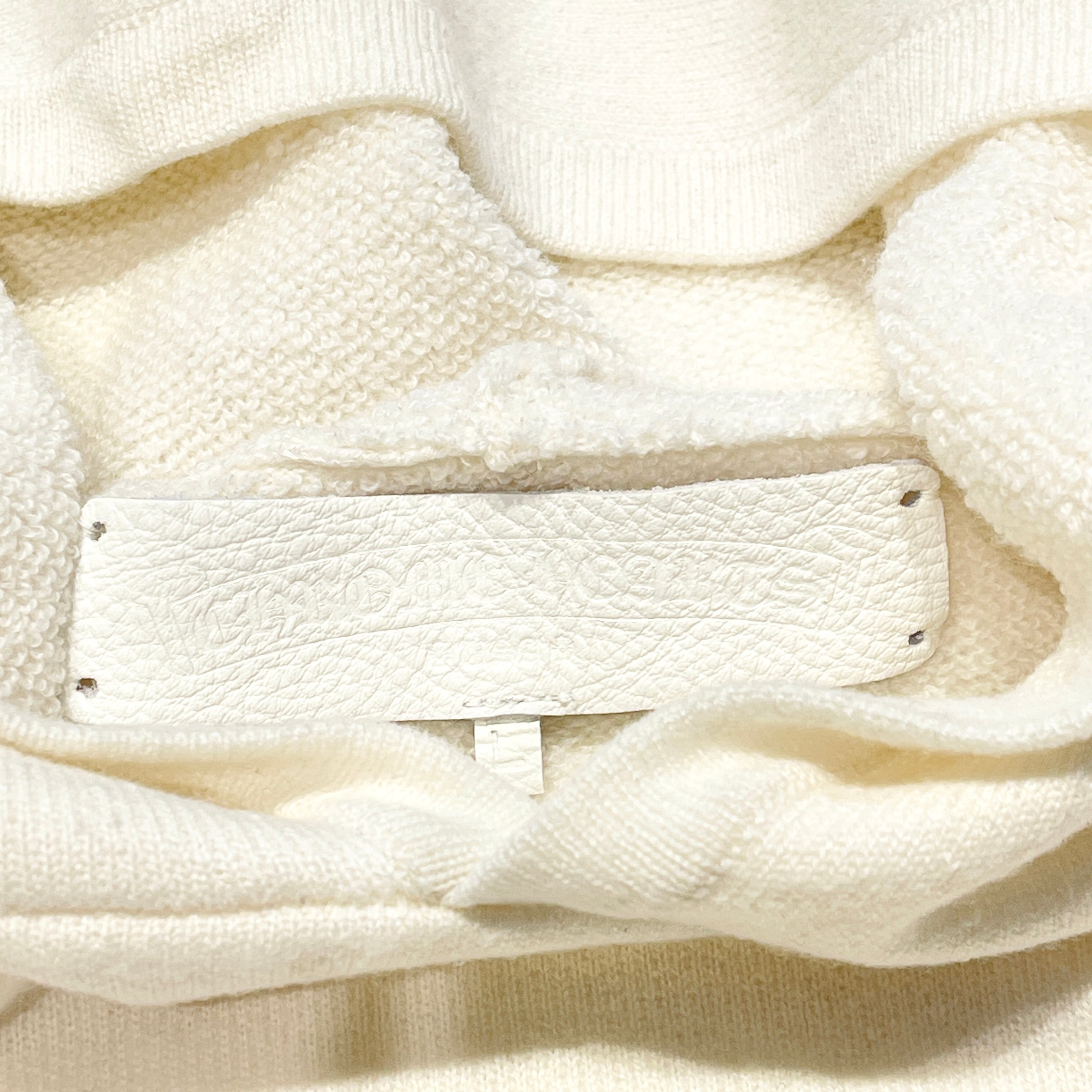 CHROME HEARTS SLO RIDE Logo Embroidery Cashmere Knit Pullover Hoodie Size L クロムハーツ スローライド ロゴ刺繍 カシミヤニット プルオーバーフーディー サイズL