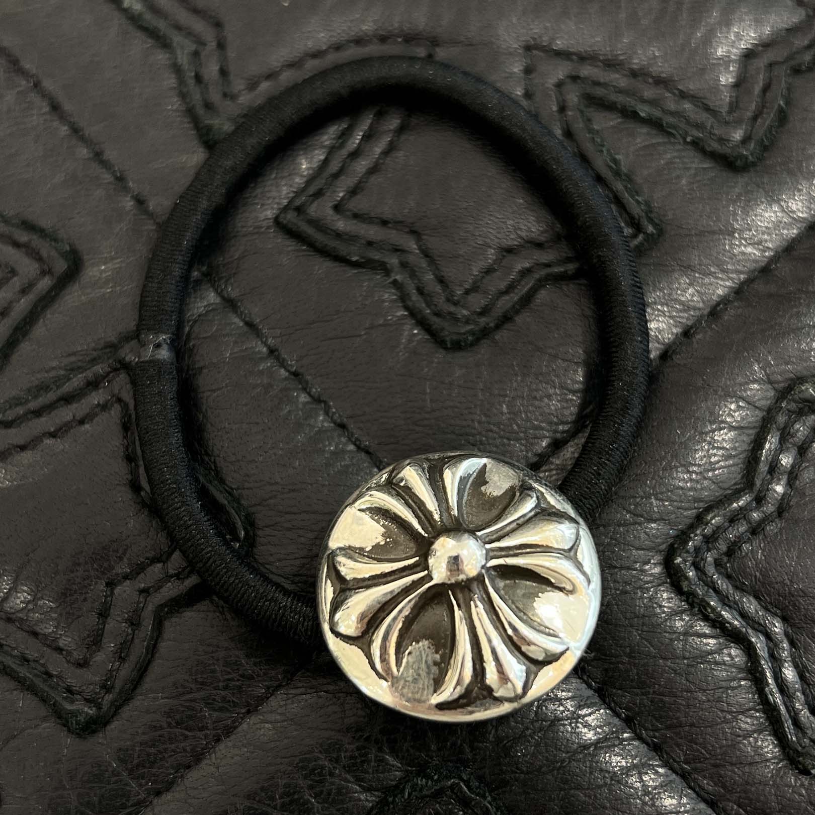 CHROME HEARTS CROSS BALL HAIR BAND クロムハーツ クロスボール ヘア