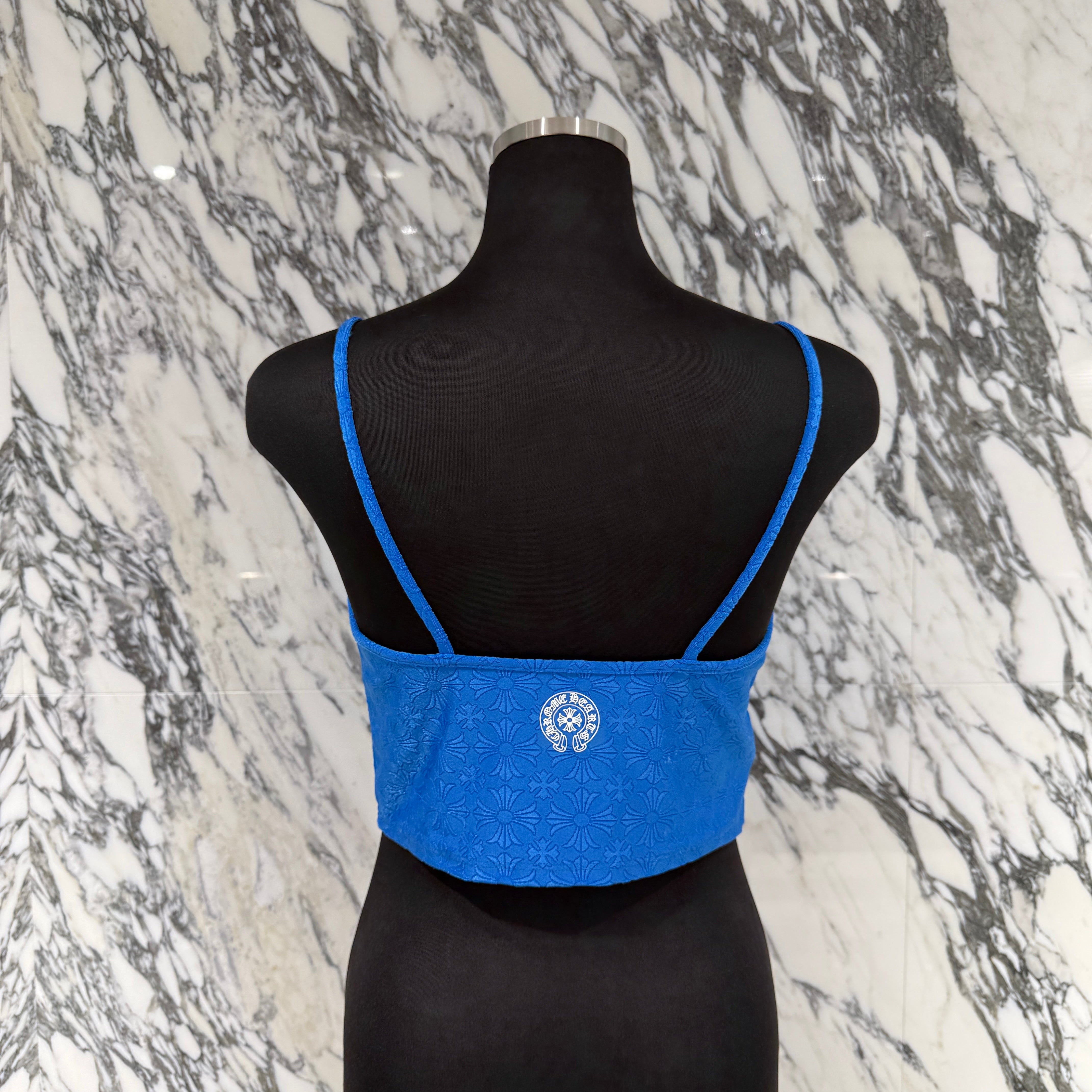 CHROME HEARTS CH Plus Pattern Horseshoe Rubber Print Camisole Size L クロムハーツ CHプラス柄 ホースシューラバープリント キャミソール サイズL