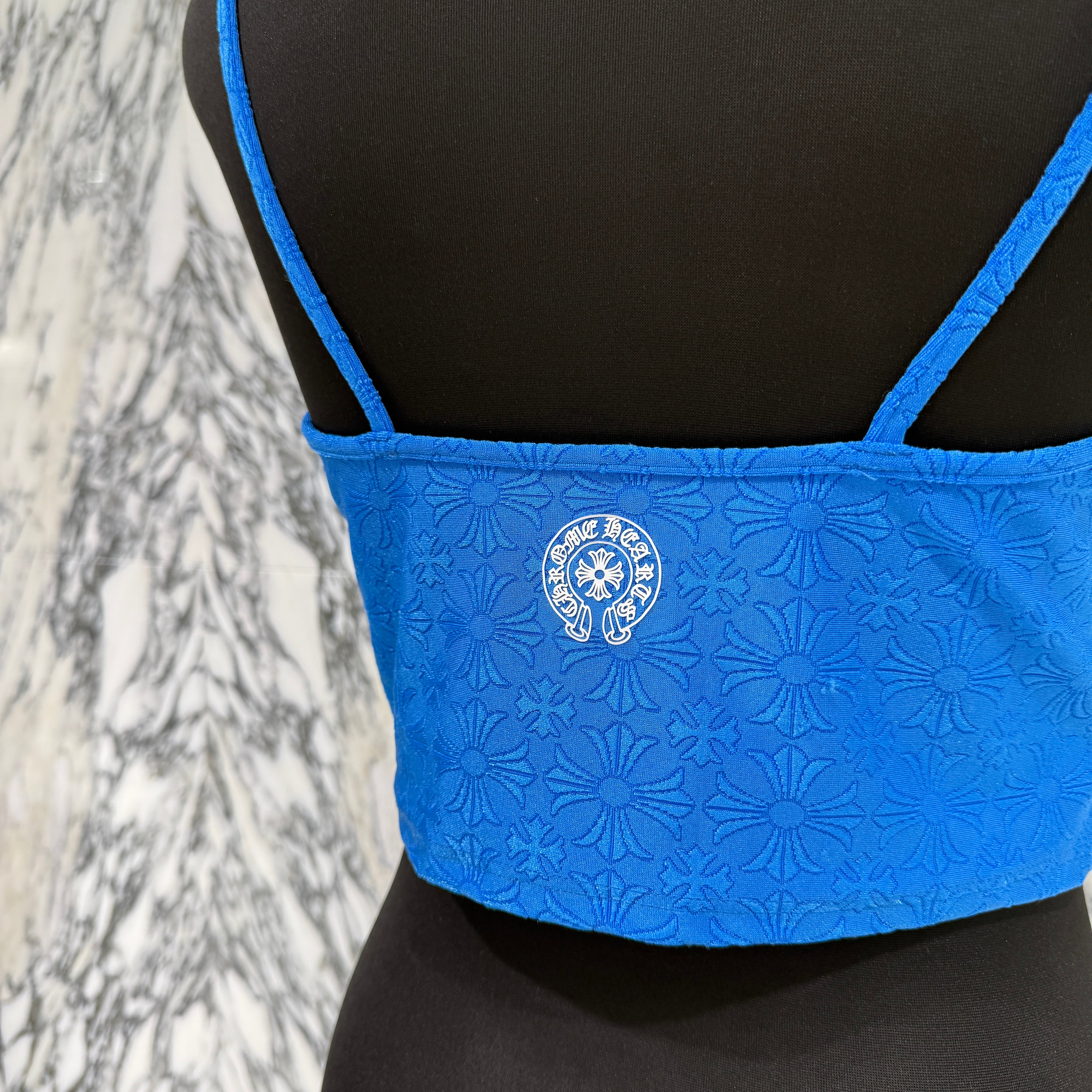 CHROME HEARTS CH Plus Pattern Horseshoe Rubber Print Camisole Size L クロムハーツ CHプラス柄 ホースシューラバープリント キャミソール サイズL