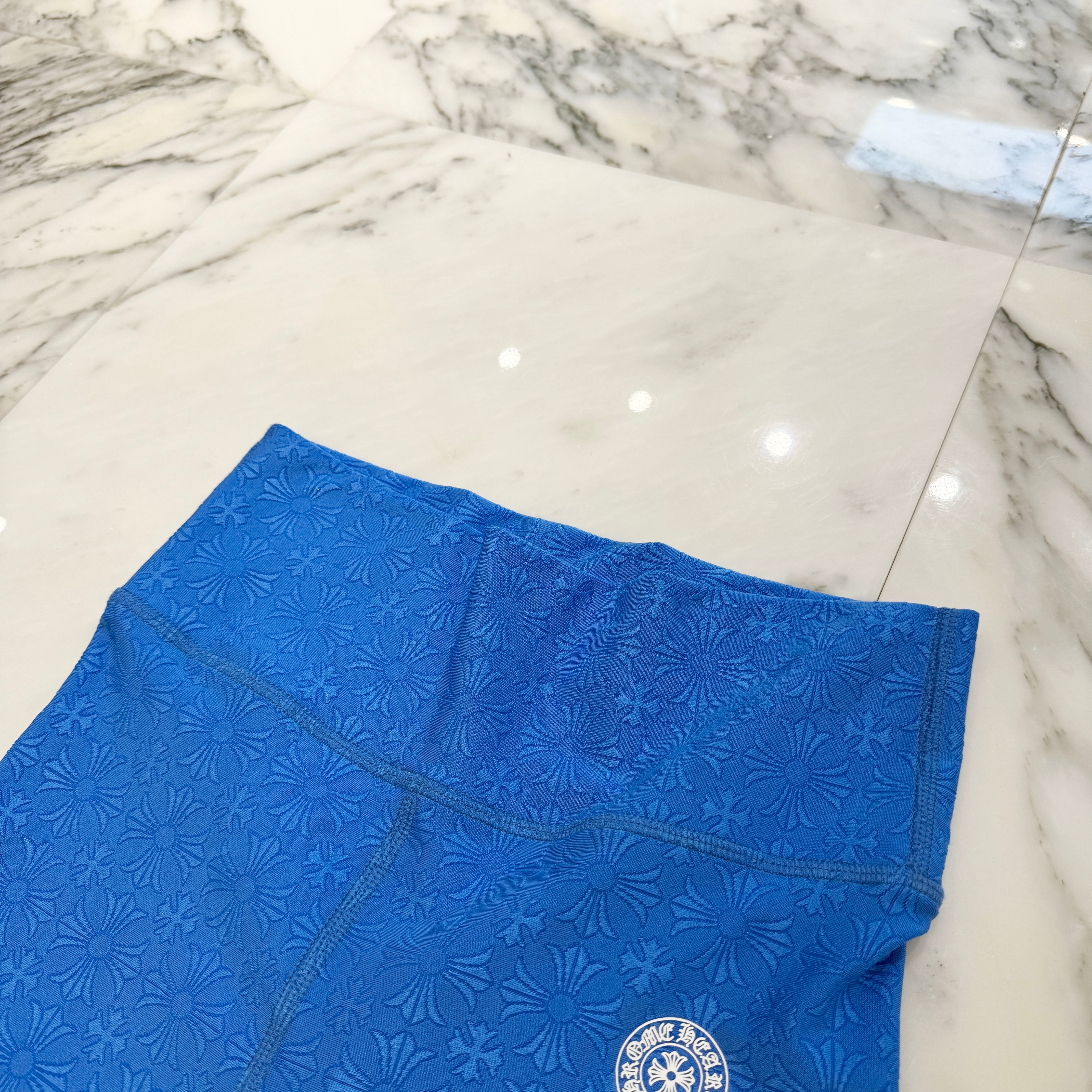 CHROME HEARTS CH Plus Pattern Horseshoe Rubber Print Leggings Size M クロムハーツ CHプラス柄 ホースシューラバープリント レギンス サイズM