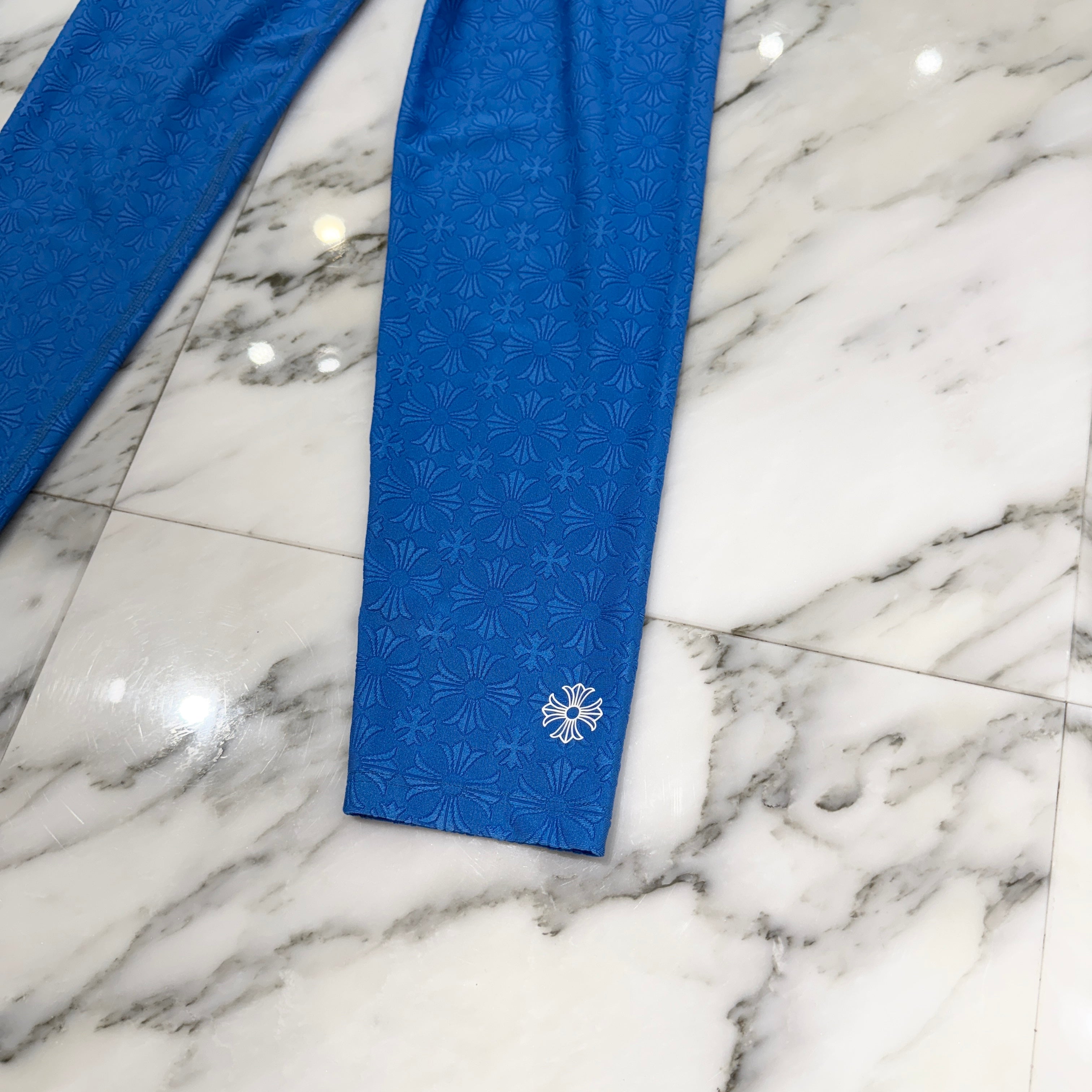 CHROME HEARTS CH Plus Pattern Horseshoe Rubber Print Leggings Size M クロムハーツ CHプラス柄 ホースシューラバープリント レギンス サイズM