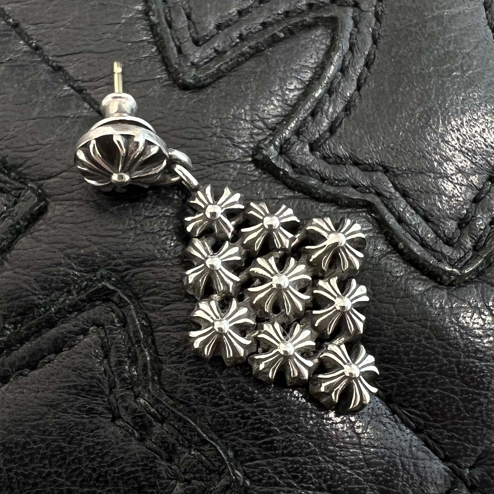 CHROME HEARTS Chain Mail CH Plus Earring クロムハーツ チェーンメイル CHプラス イヤリング ピアス シルバー925