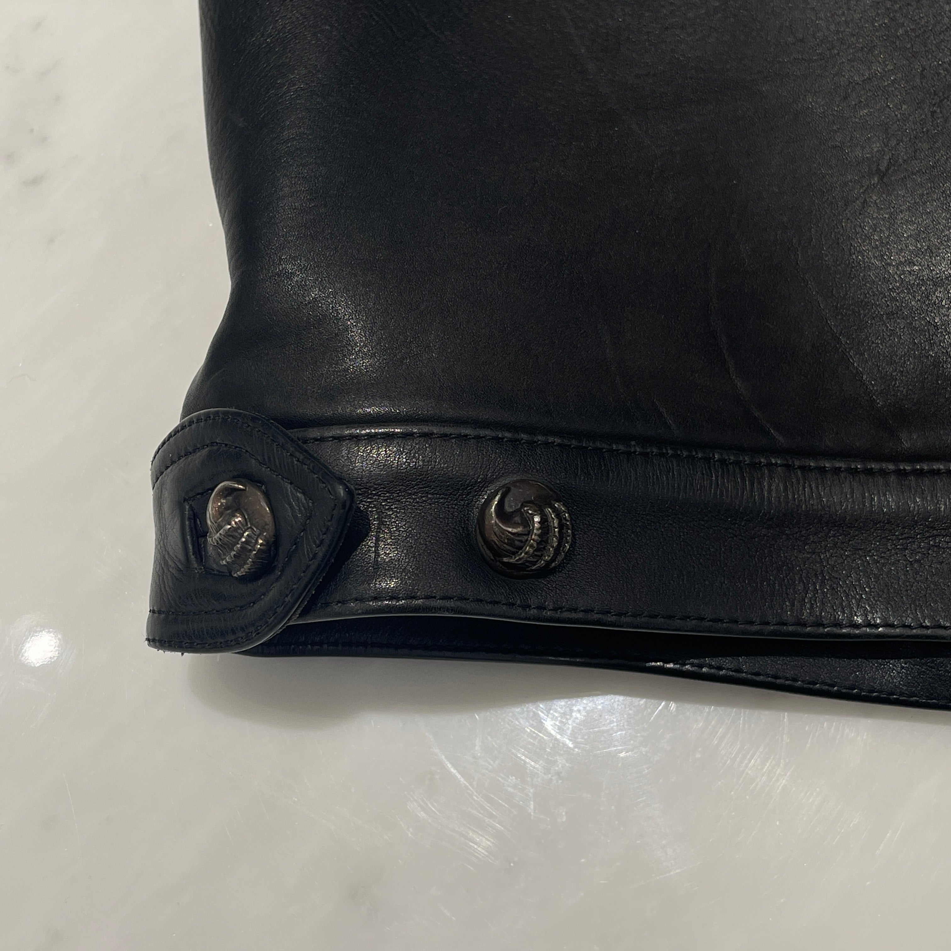 CHROME HEARTS Le Fleur Western Leather Vest Size L クロムハーツ ラ・フルール ウェスタンレザーベスト サイズL