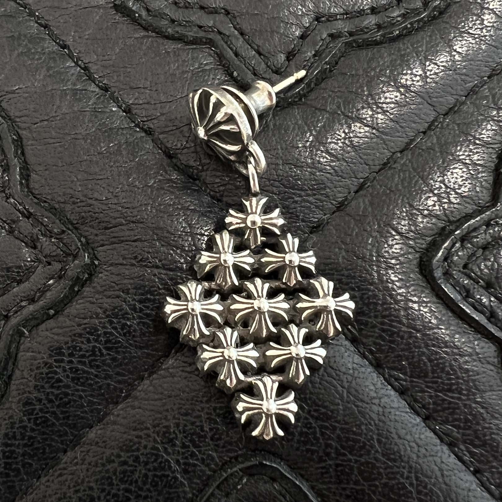 CHROME HEARTS Chain Mail CH Plus Earring クロムハーツ チェーンメイル CHプラス イヤリング ピアス シルバー925