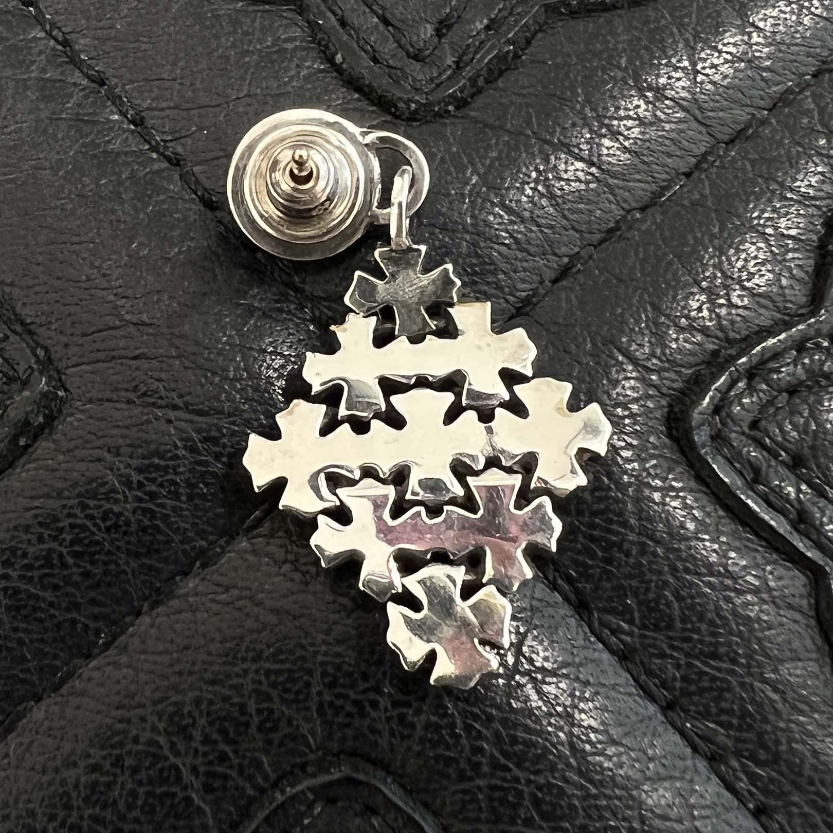 CHROME HEARTS Chain Mail CH Plus Earring クロムハーツ チェーンメイル CHプラス イヤリング ピアス シルバー925