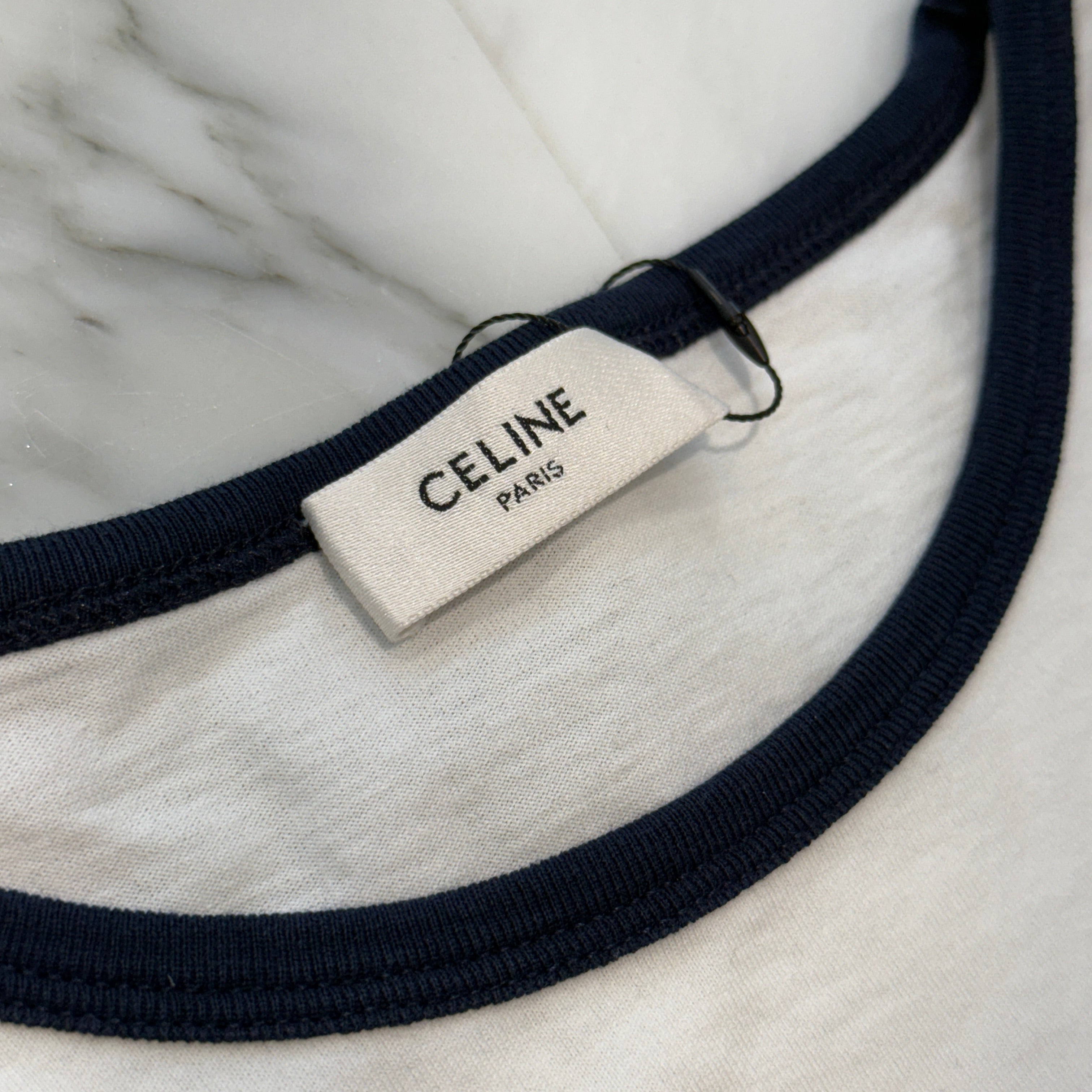 CELINE 2024SS Triomphe Classic Tee 2X8726719 Size M セリーヌ トリオンフ クラシック Tシャツ サイズ M