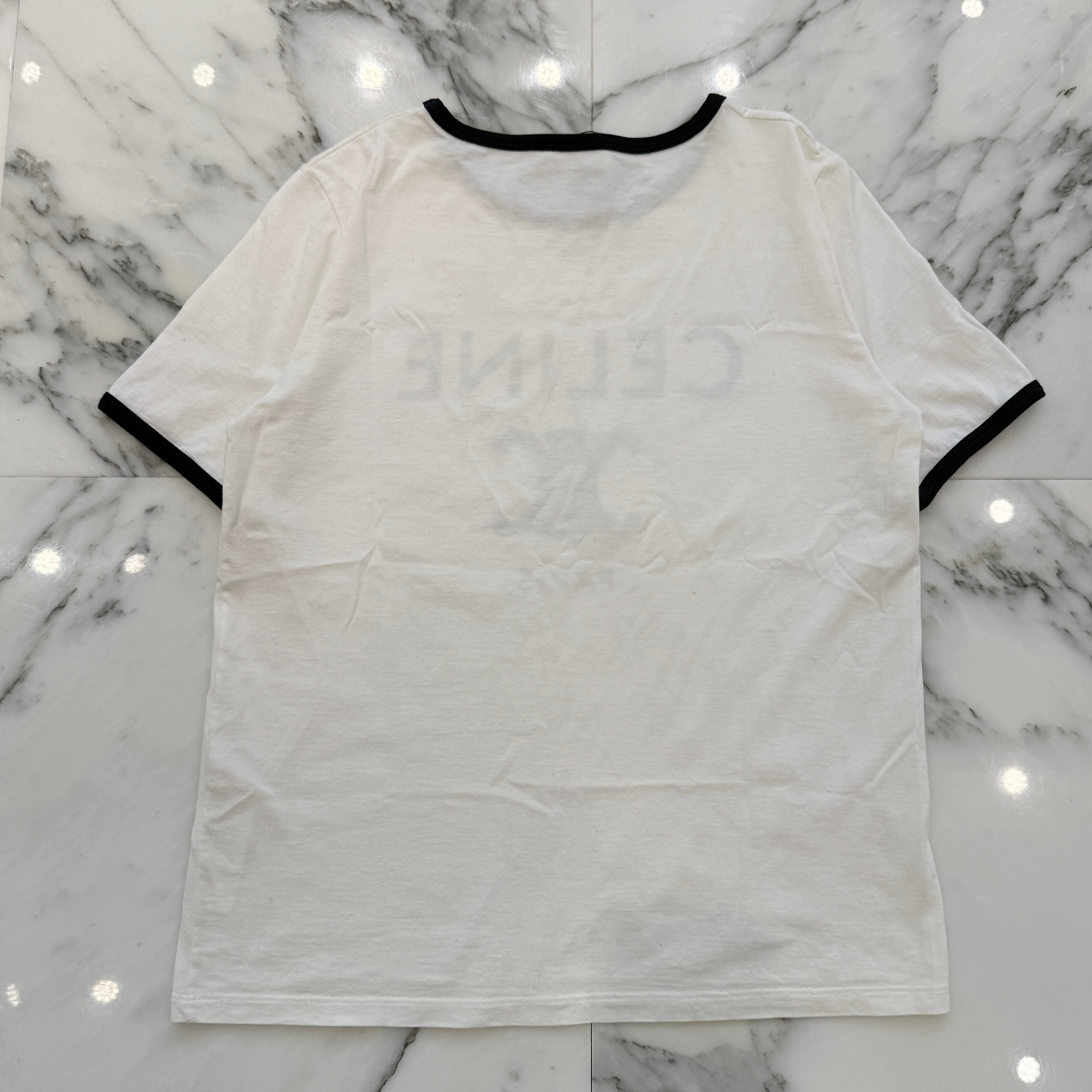 CELINE 2024SS Triomphe Classic Tee 2X8726719 Size M セリーヌ トリオンフ クラシック Tシャツ サイズ M