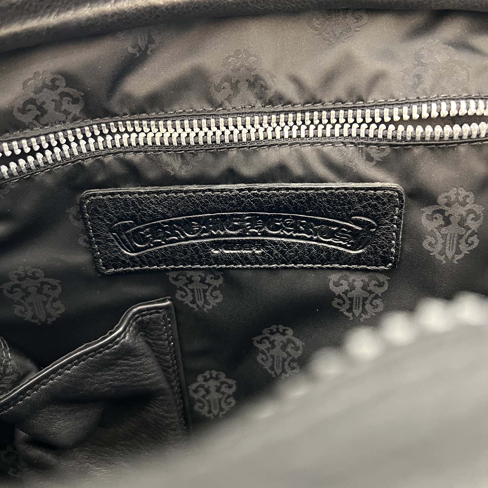 CHROME HEARTS Medium GYM Cemetery Cross Patch Hand Bag クロムハーツ ミディアム ジム セメタリークロスパッチ ハンドバッグ