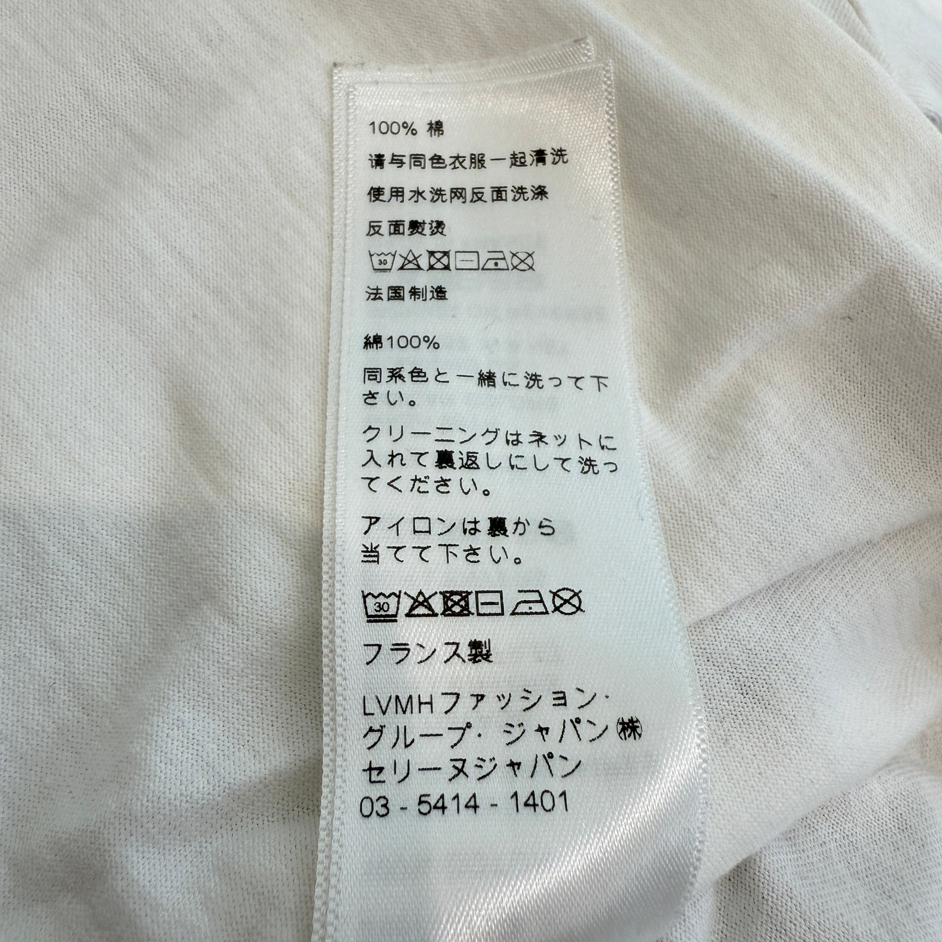 CELINE 2024SS Triomphe Classic Tee 2X8726719 Size M セリーヌ トリオンフ クラシック Tシャツ サイズ M