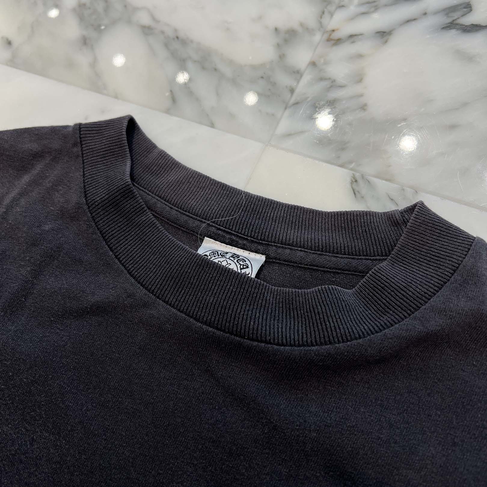 CHROME HEARTS Back Horseshoe Vine Dagger Long Sleeve Tee Size M クロムハーツ バックホースシュー ヴァインダガー ロングスリーブＴシャツ サイズＭ