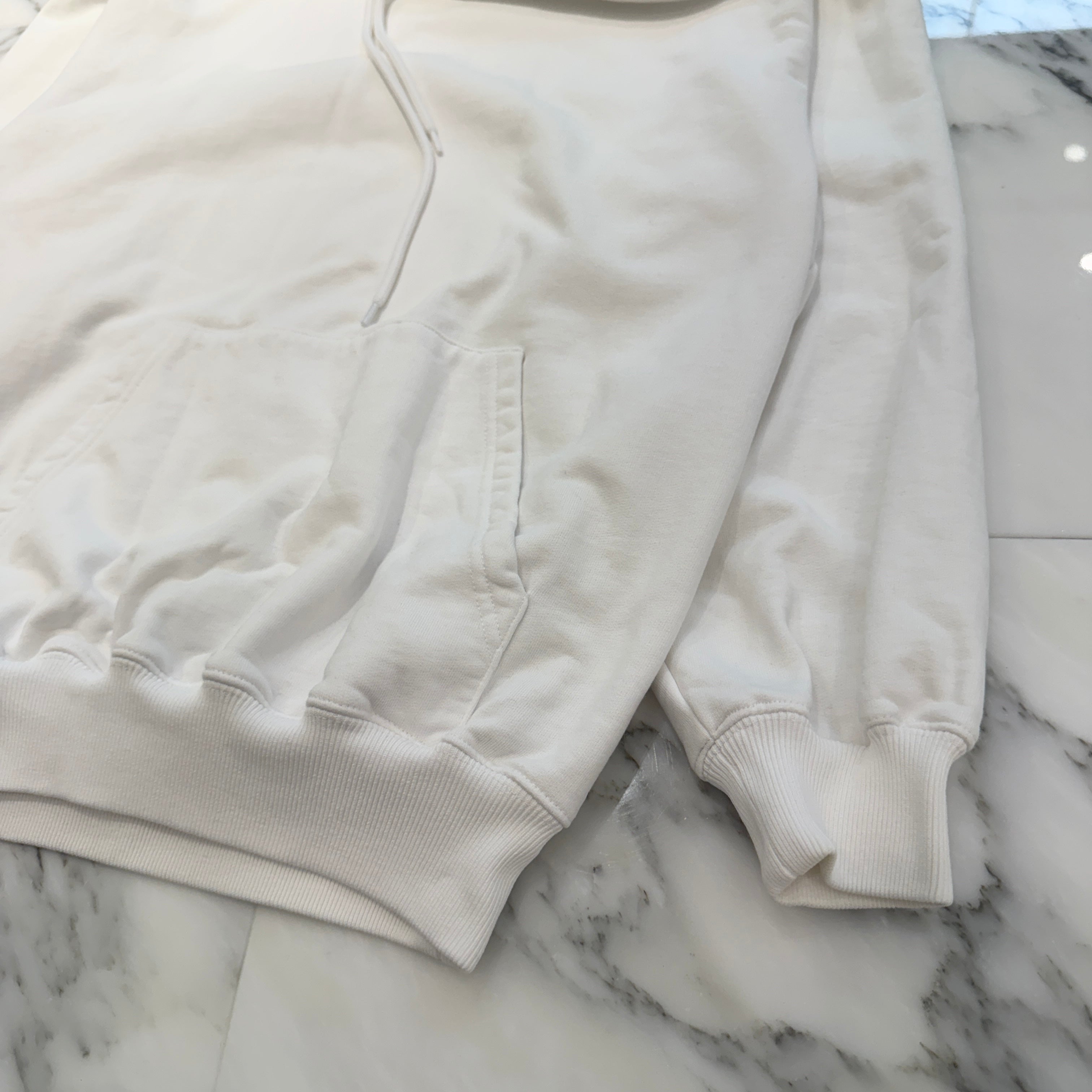 BALENCIAGA 2017AW Back Logo Print Pullover Hoodie 518215 TAV37