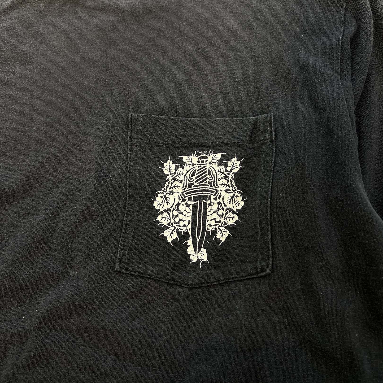 CHROME HEARTS Back Horseshoe Vine Dagger Long Sleeve Tee Size M クロムハーツ バックホースシュー ヴァインダガー ロングスリーブＴシャツ サイズＭ