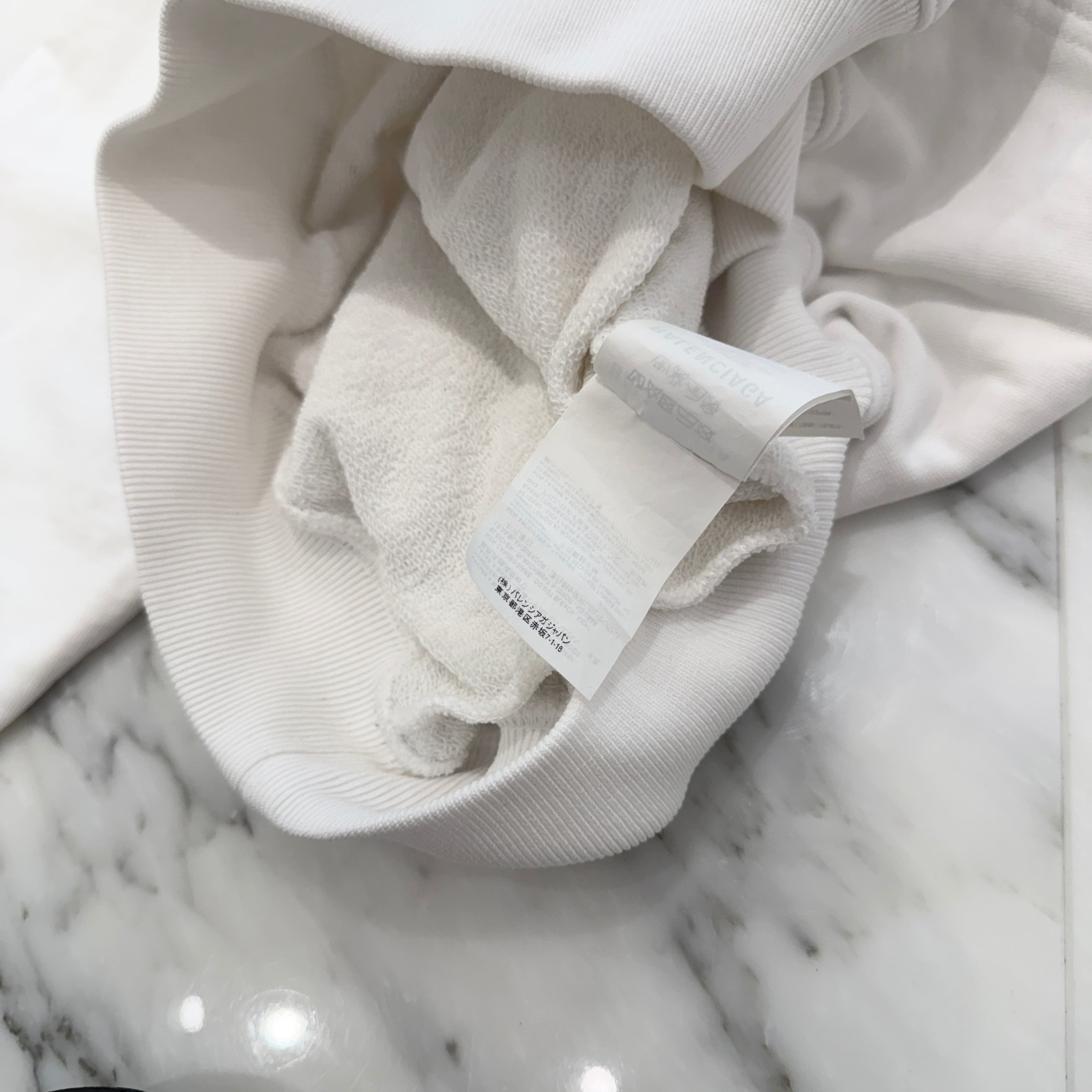 BALENCIAGA 2017AW Back Logo Print Pullover Hoodie 518215 TAV37 Size XS バレンシアガ バックロゴプリント プルオーバーフーディ サイズXS