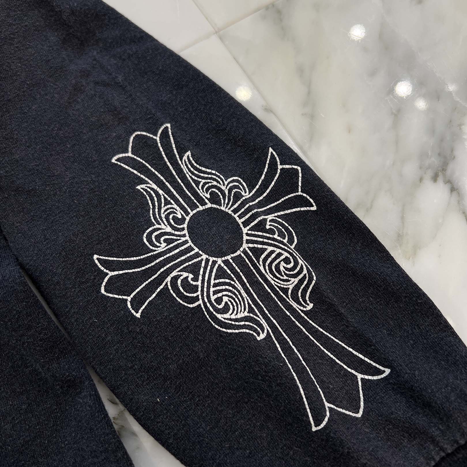 CHROME HEARTS Back Horseshoe Vine Dagger Long Sleeve Tee Size M クロムハーツ バックホースシュー ヴァインダガー ロングスリーブＴシャツ サイズＭ