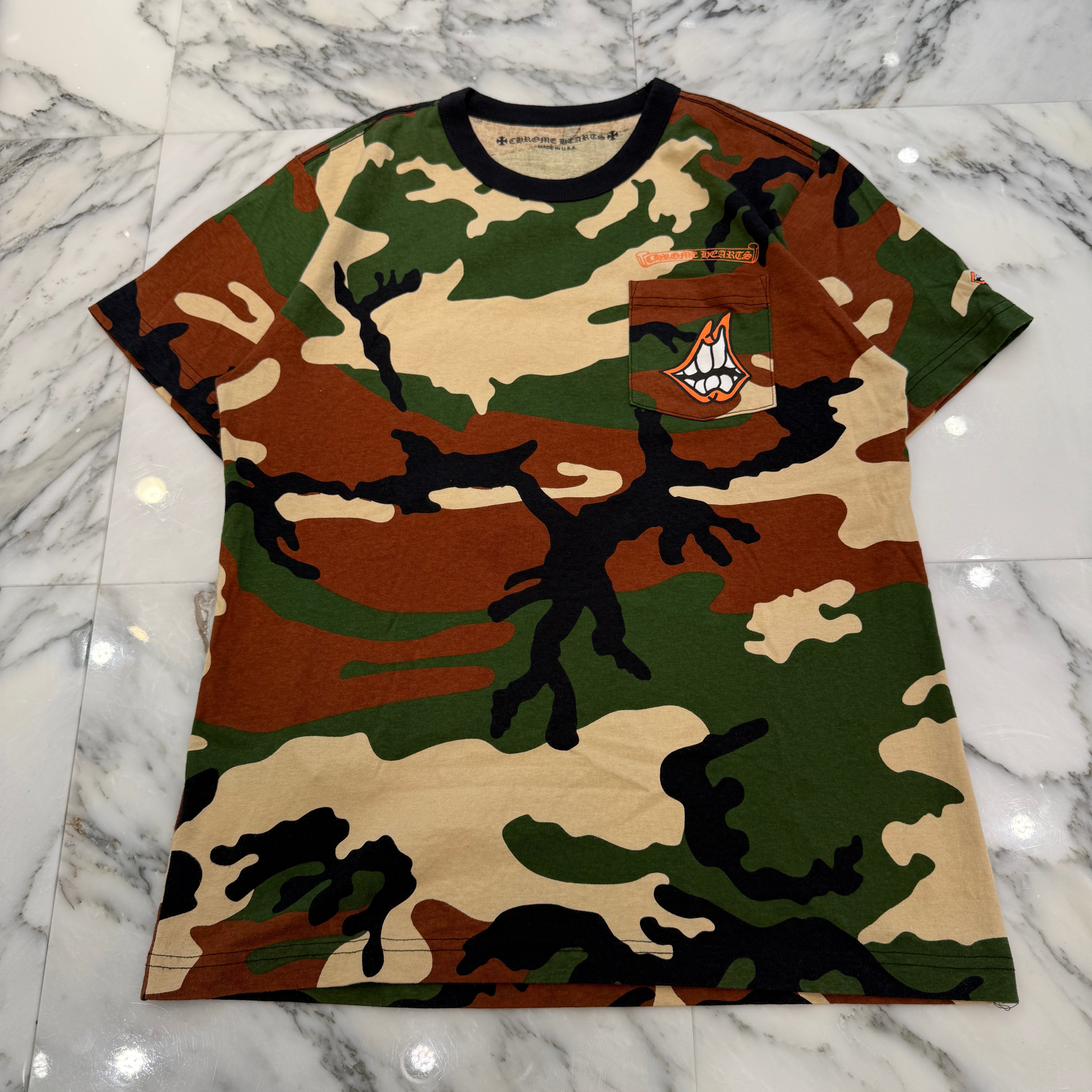 CHROME HEARTS × MATTY BOY 2022SS PPO CAUTION Tee Size L クロムハーツ × マッティボーイ コーションTシャツ サイズL