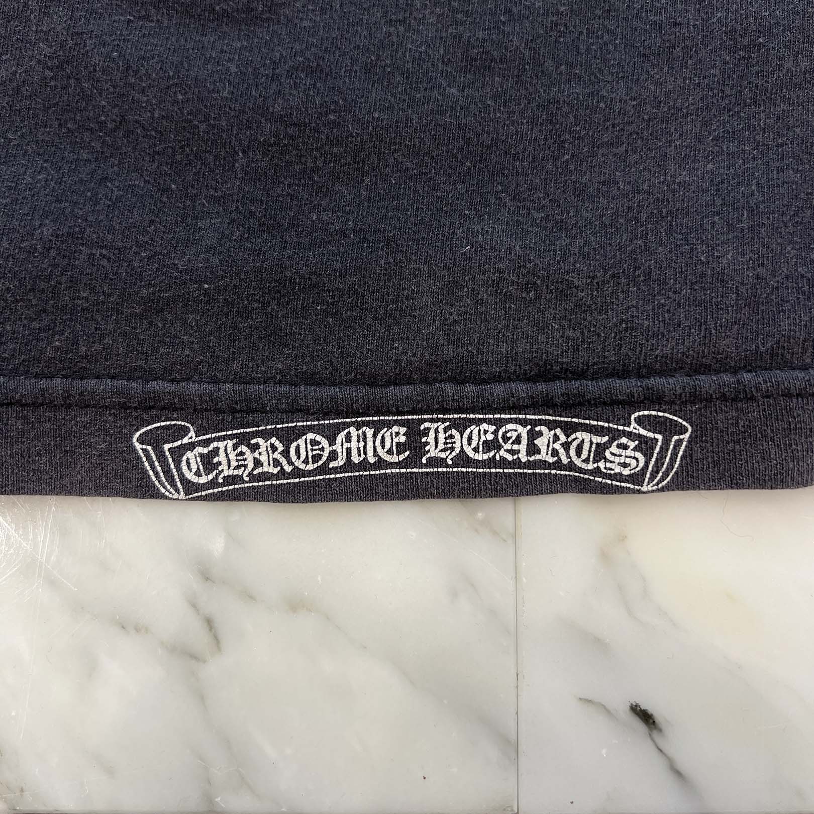 CHROME HEARTS Back Horseshoe Vine Dagger Long Sleeve Tee Size M クロムハーツ バックホースシュー ヴァインダガー ロングスリーブＴシャツ サイズＭ