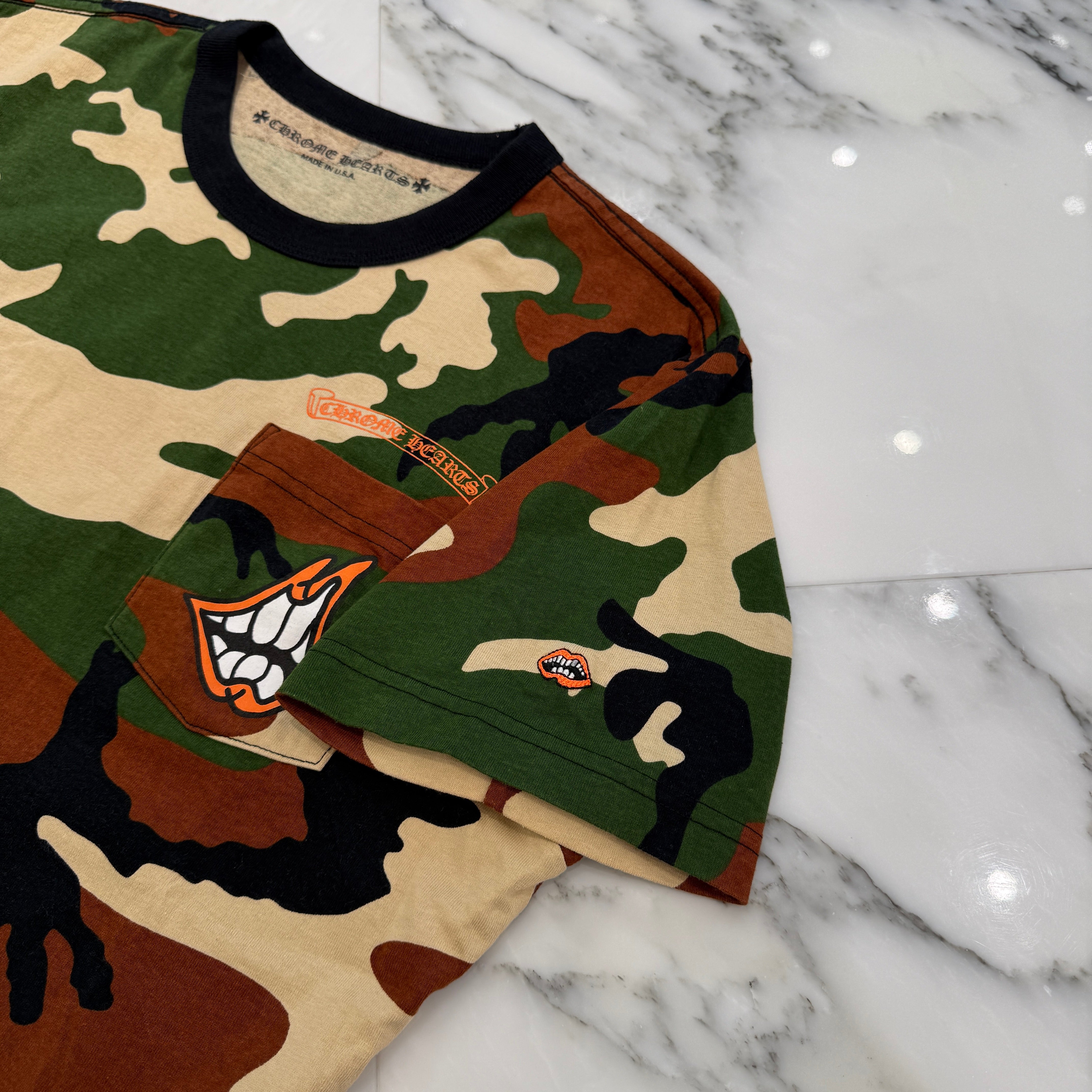 CHROME HEARTS × MATTY BOY 2022SS PPO CAUTION Tee Size L クロムハーツ × マッティボーイ コーションTシャツ サイズL