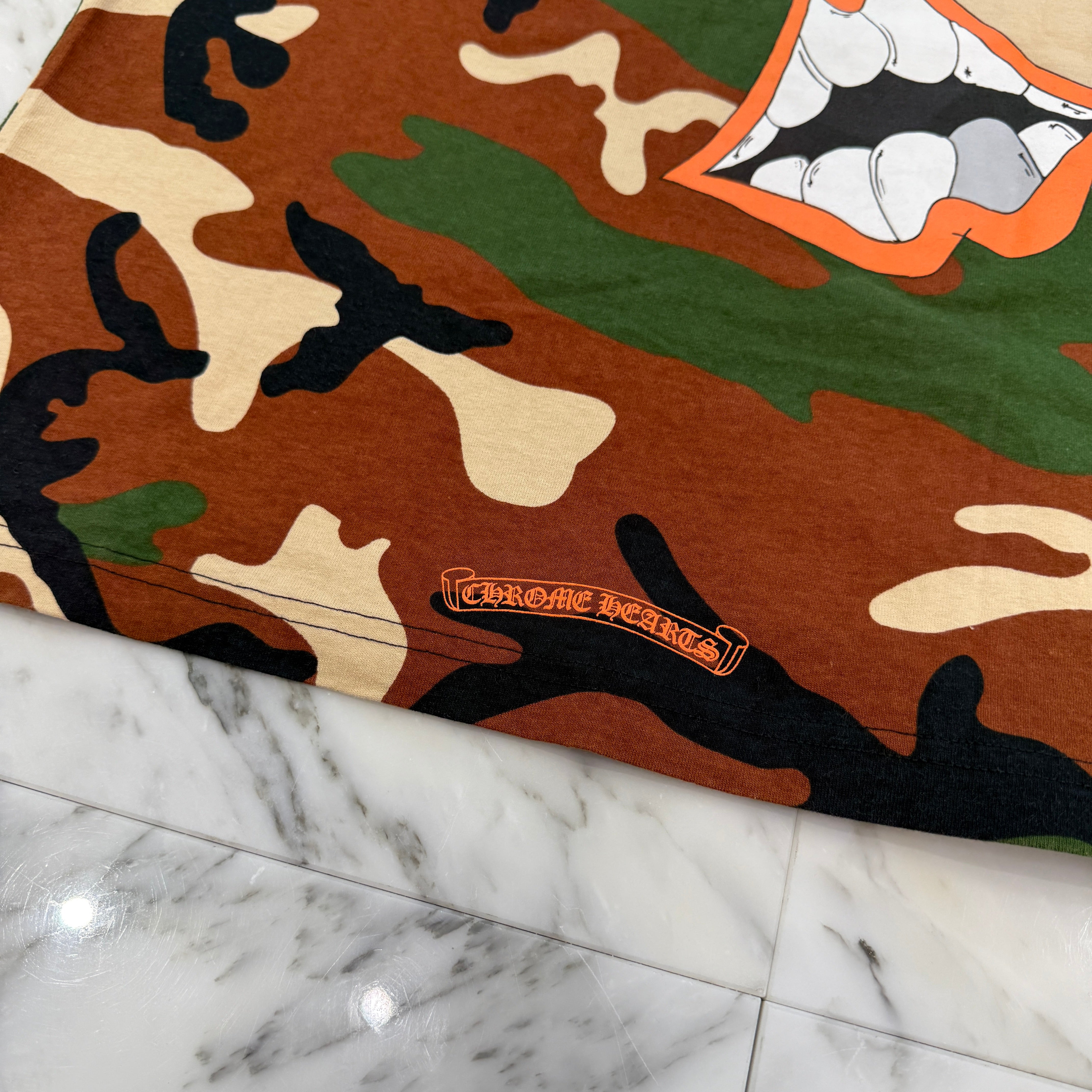 CHROME HEARTS × MATTY BOY 2022SS PPO CAUTION Tee Size L クロムハーツ × マッティボーイ コーションTシャツ サイズL