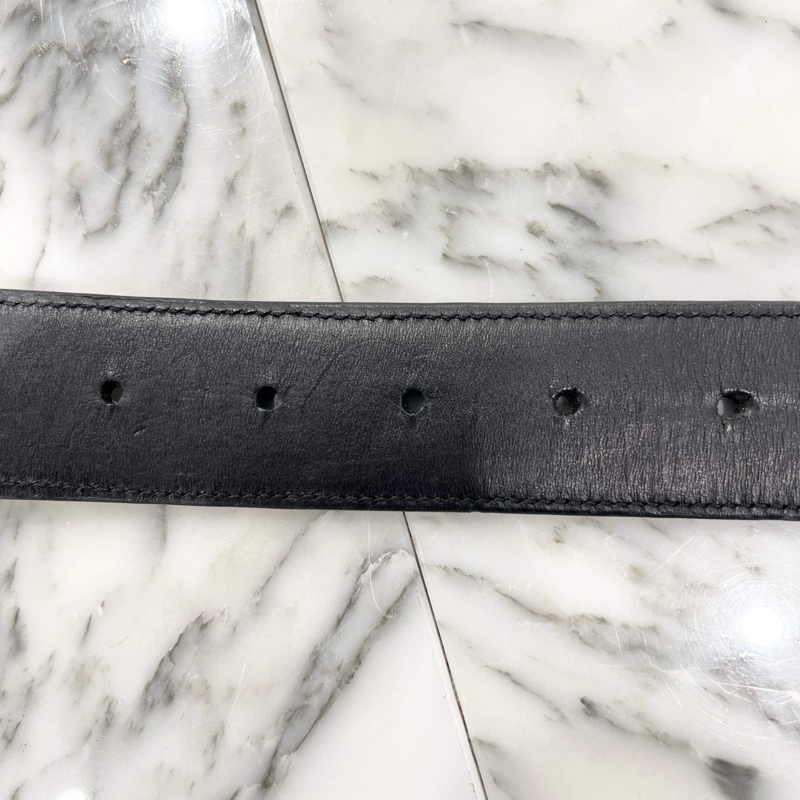 CHROME HEARTS Gunslinger Leather Belt Size 38 クロムハーツ ガンスリンガー レザーベルト サイズ38