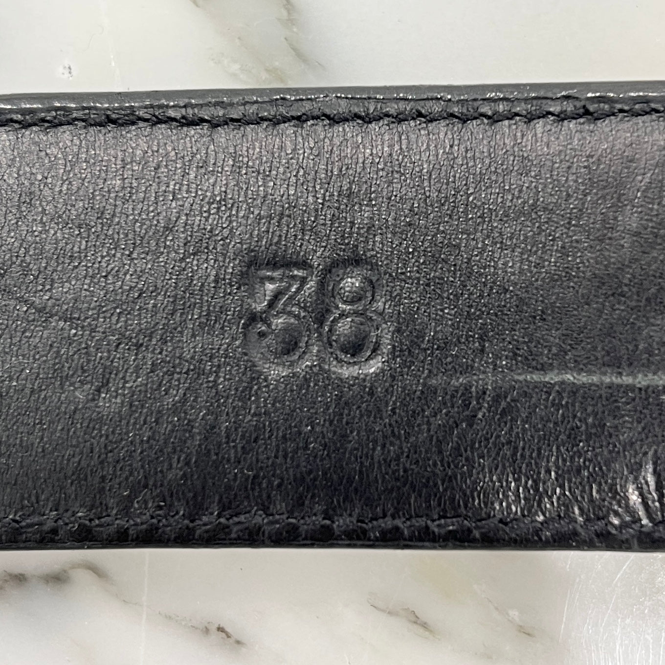 CHROME HEARTS Gunslinger Leather Belt Size 38 クロムハーツ ガンスリンガー レザーベルト サイズ38