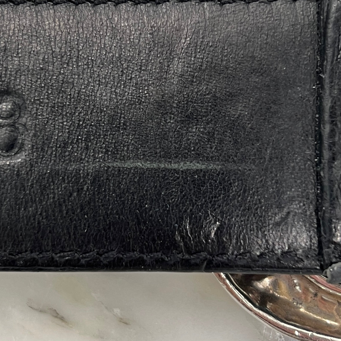 CHROME HEARTS Gunslinger Leather Belt Size 38 クロムハーツ ガンスリンガー レザーベルト サイズ38