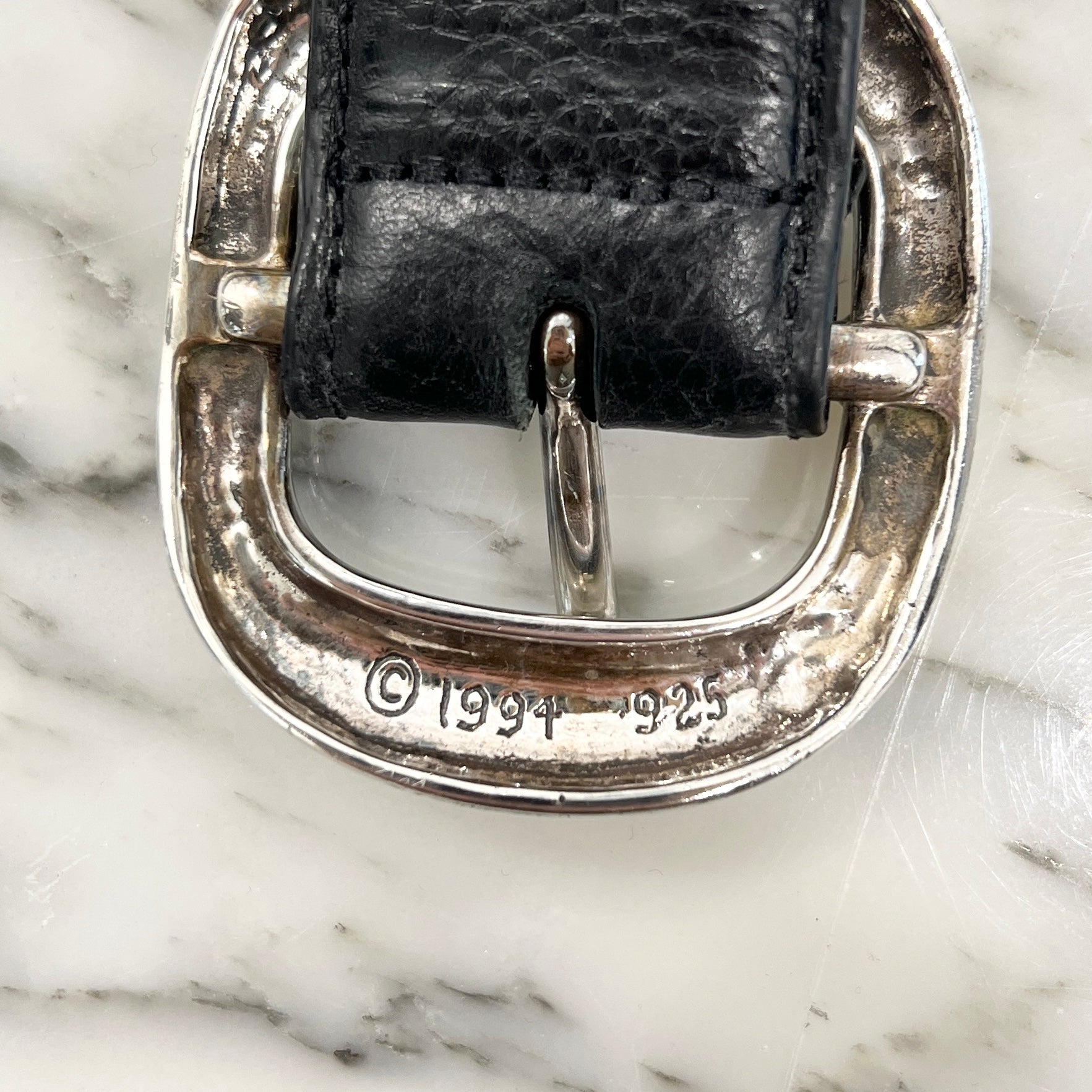 CHROME HEARTS Gunslinger Leather Belt Size 38 クロムハーツ ガンスリンガー レザーベルト サイズ38