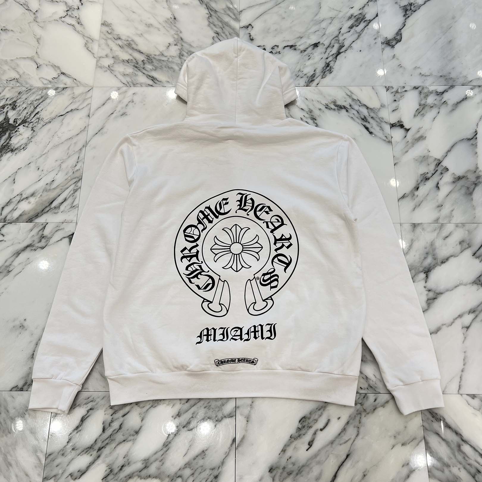 CHROME HEARTS Miami Limited Horseshoe Pullover Hoodie Size M クロムハーツ マイアミ限定 ホースシュー プルオーバー フーディ サイズM
