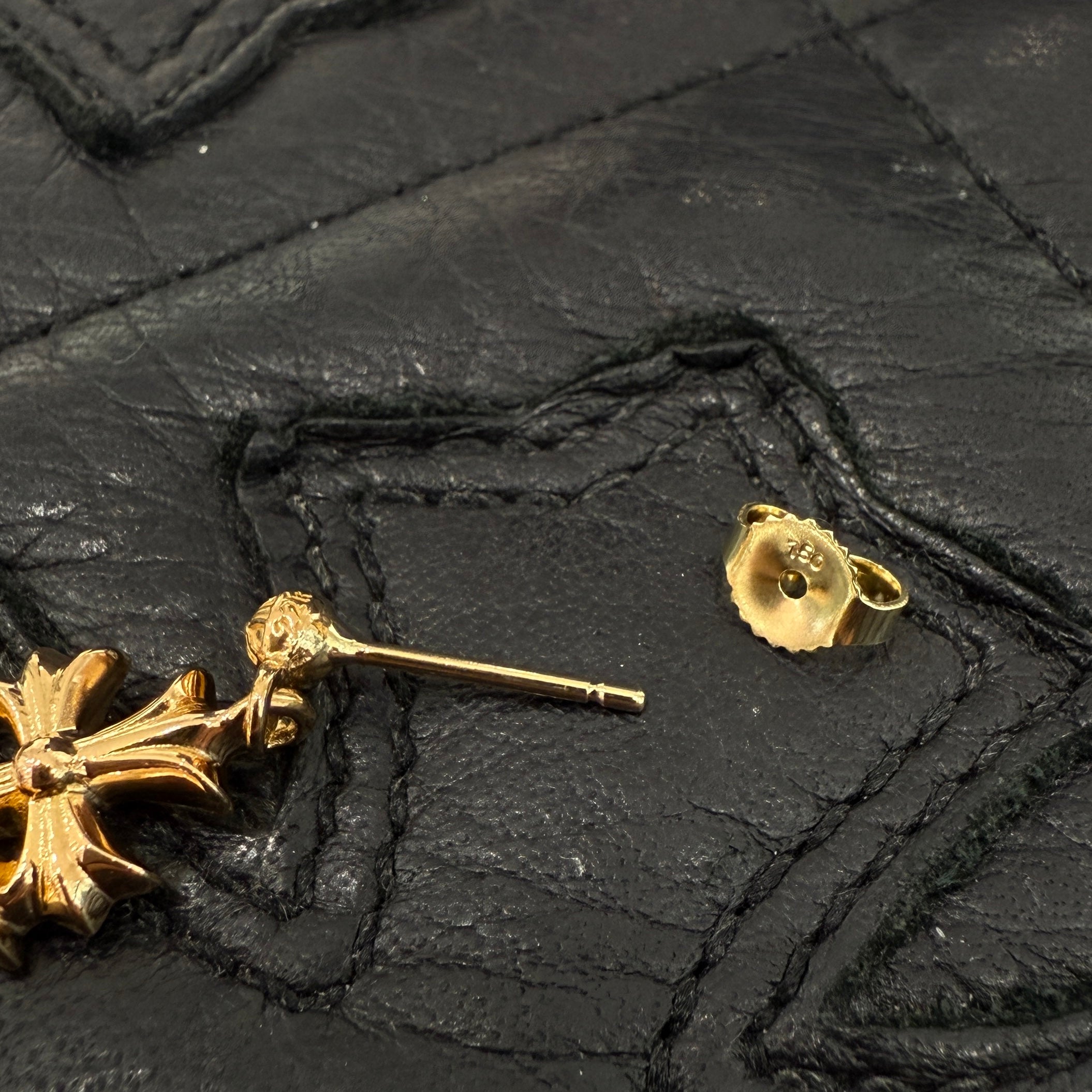 CHROME HEARTS 22K Triple Cross Earring クロムハーツ 22K トリプルクロス イヤリング ピアス