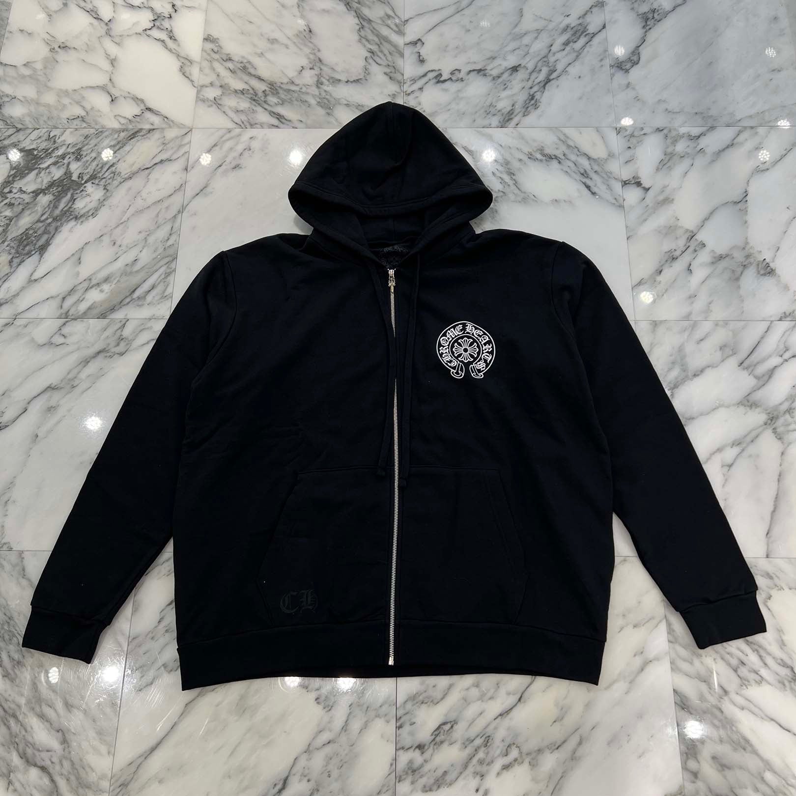 CHROME HEARTS OSAKA Limited Horseshoe Zip Up Hoodie Size XL クロム