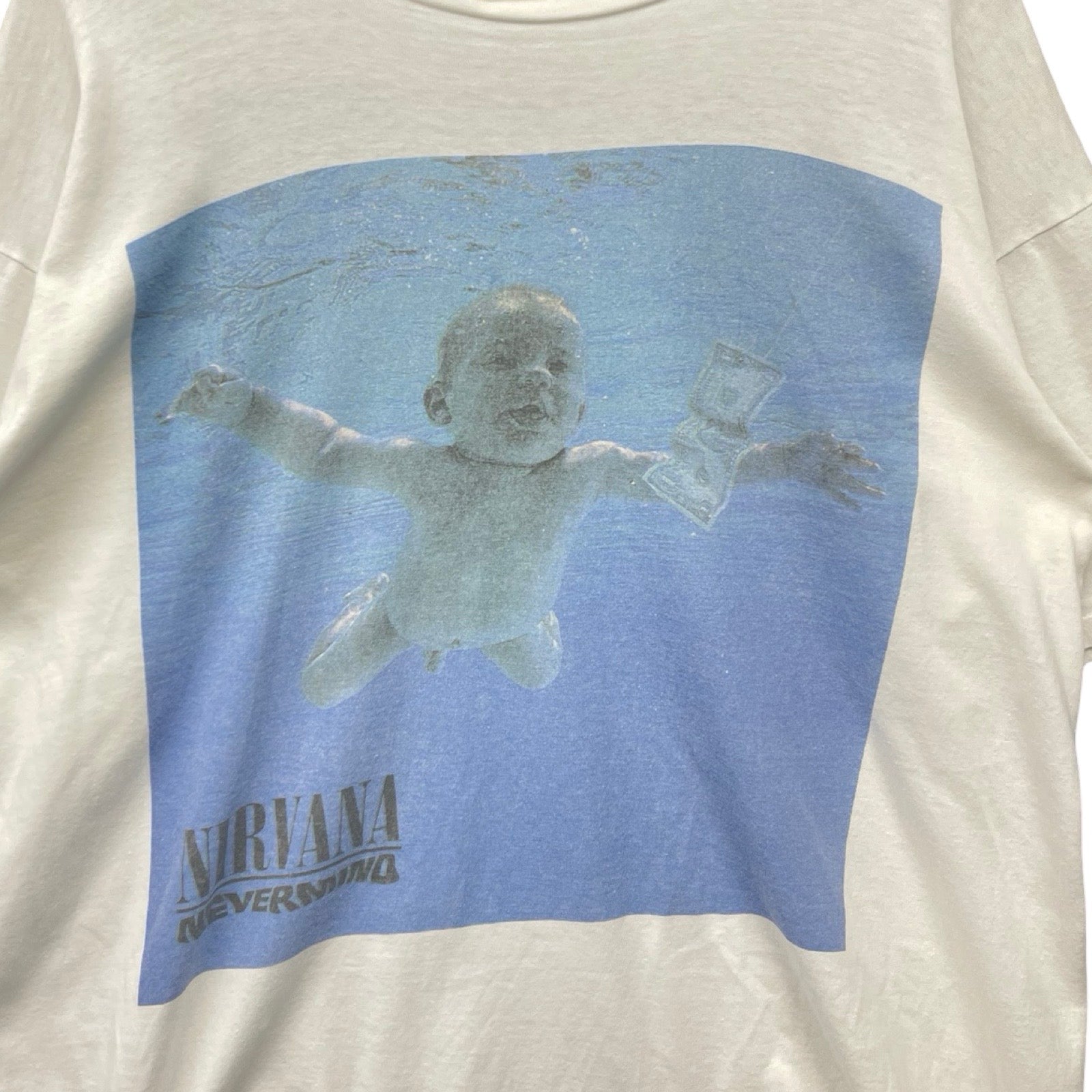 Vintage 90’s Nirvana "Never Mind" 1992 S/S Tee Size XL