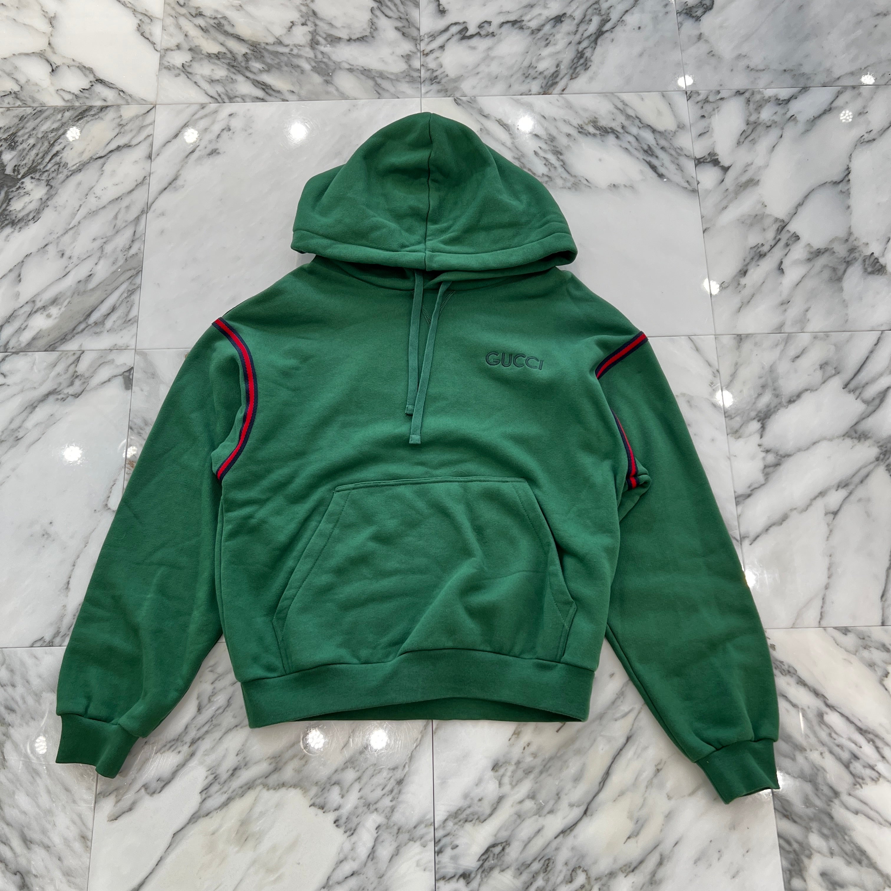 GUCCI 2023AW Logo Embroidery Hooded Sweatshirt 768444 XJF3U Size XS グッチ ロゴ刺繍 フーデッド スウェットシャツ サイズXS