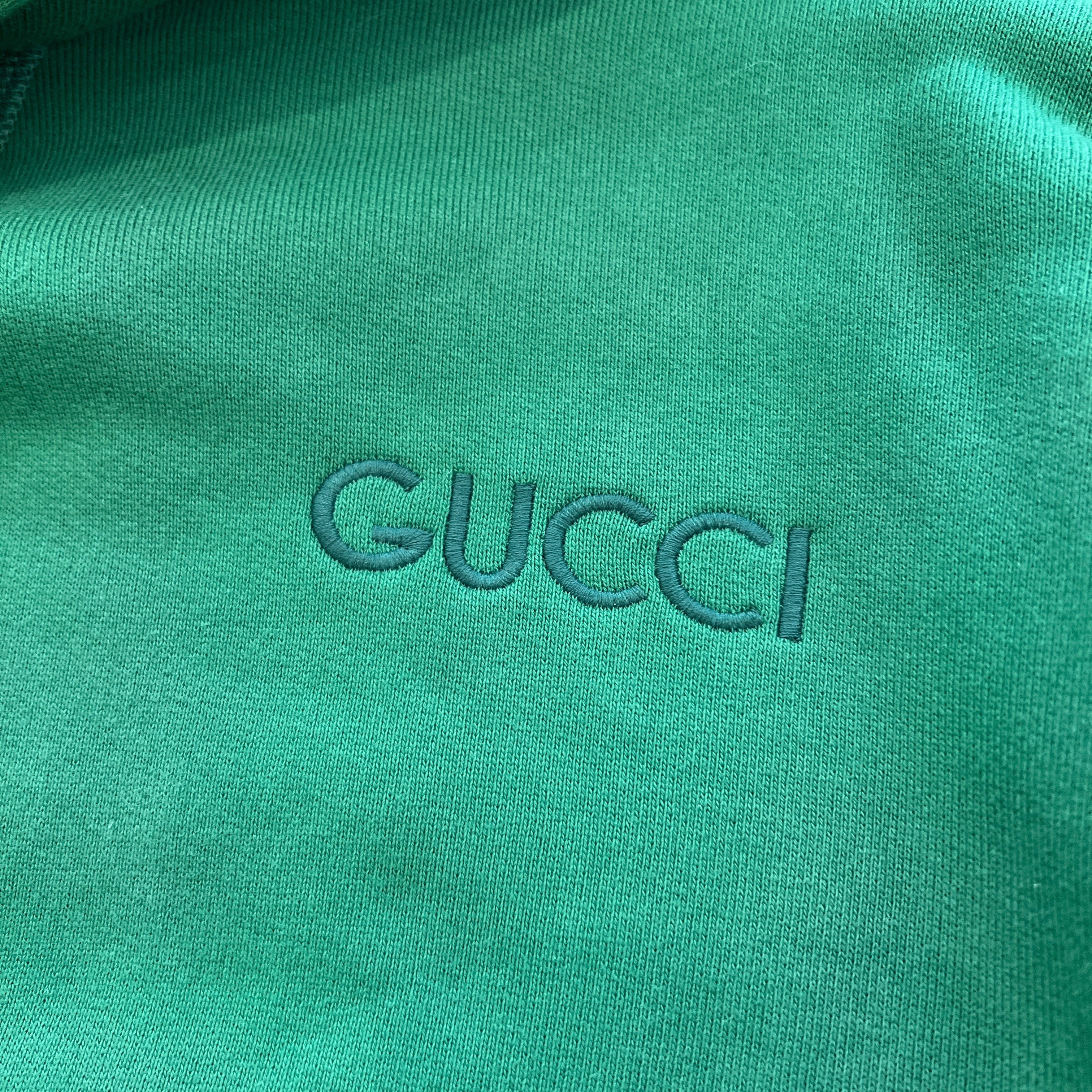 GUCCI 2023AW Logo Embroidery Hooded Sweatshirt 768444 XJF3U Size XS グッチ ロゴ刺繍 フーデッド スウェットシャツ サイズXS