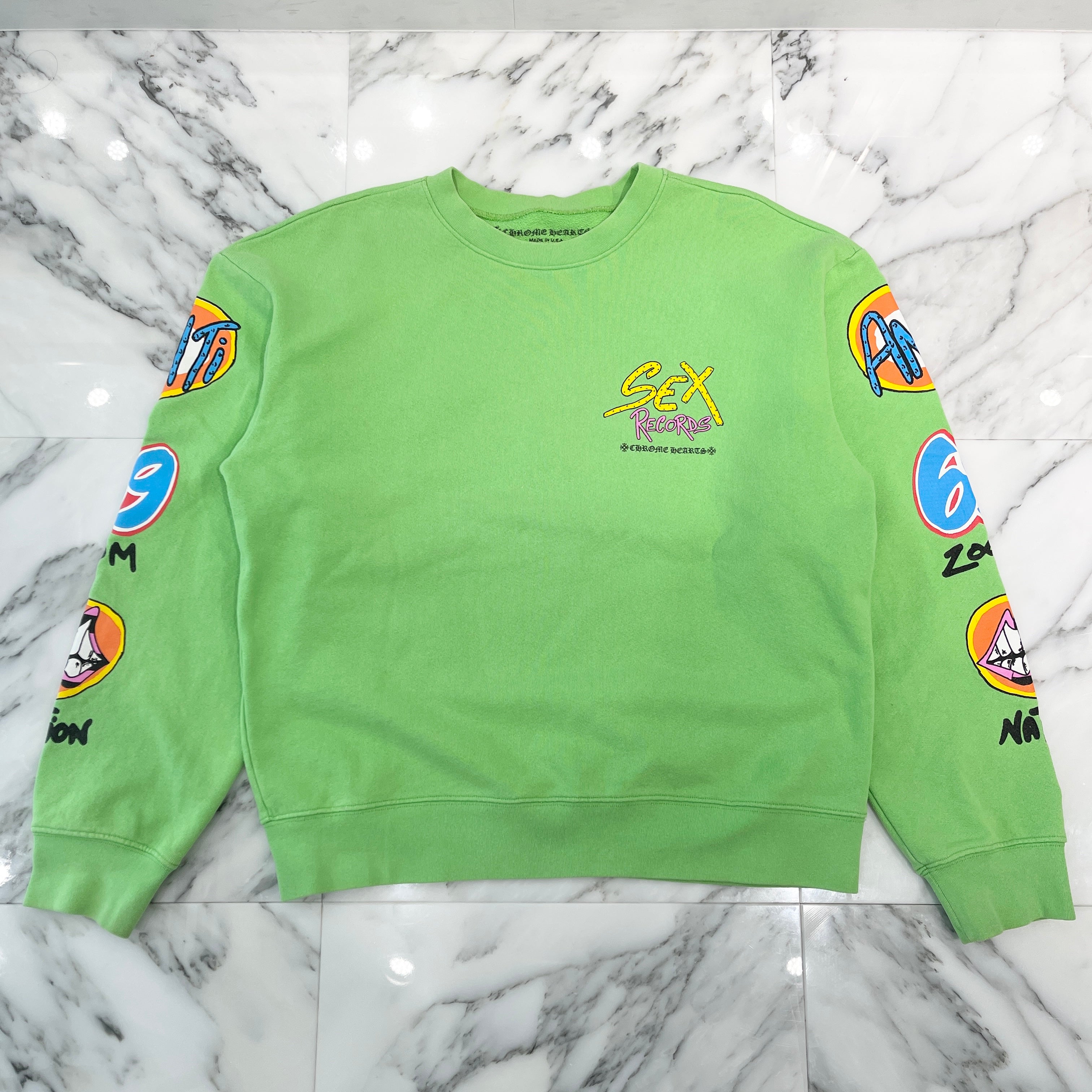 CHROME HEARTS × MATTY BOY 2021AW PPO SEXRCD Sweat Shirt Size Lクロムハーツ × マッティボーイ PPO セックスレコード スウェットシャツ サイズL