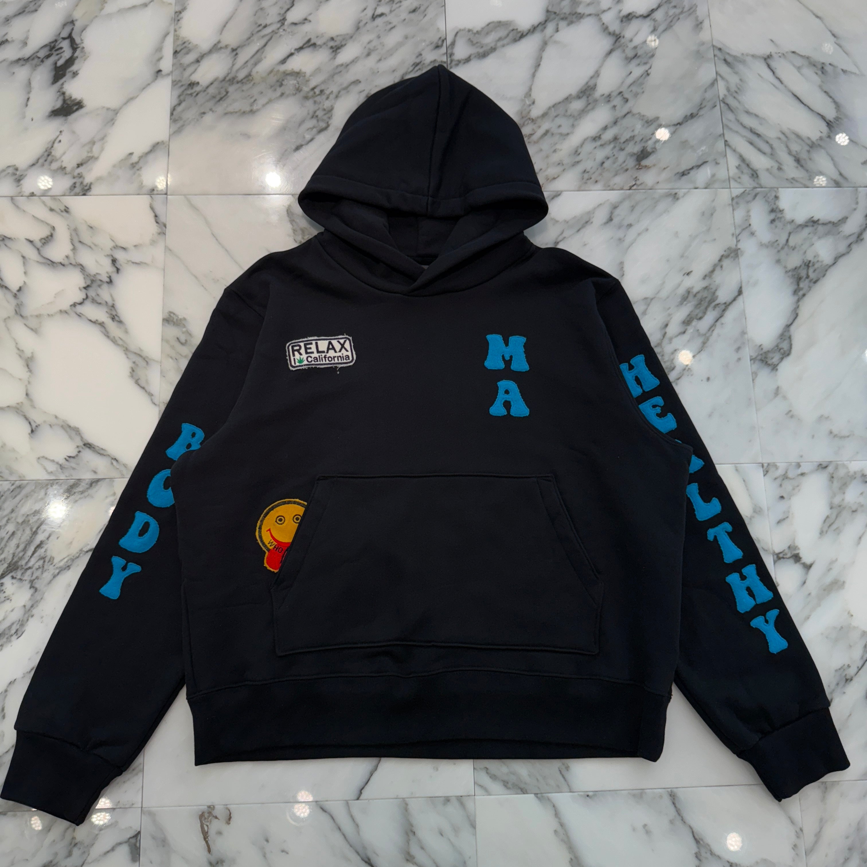 AMIRI × A Love Movement 2021SS A Love Movement Edition "Healthy Body" Hoodie MJGH001 Size XXL アミリ × Aラブ ムーヴメント Aラブ ムーヴメント エディション "ヘルシーボディ" フーディ パーカー サイズXXL