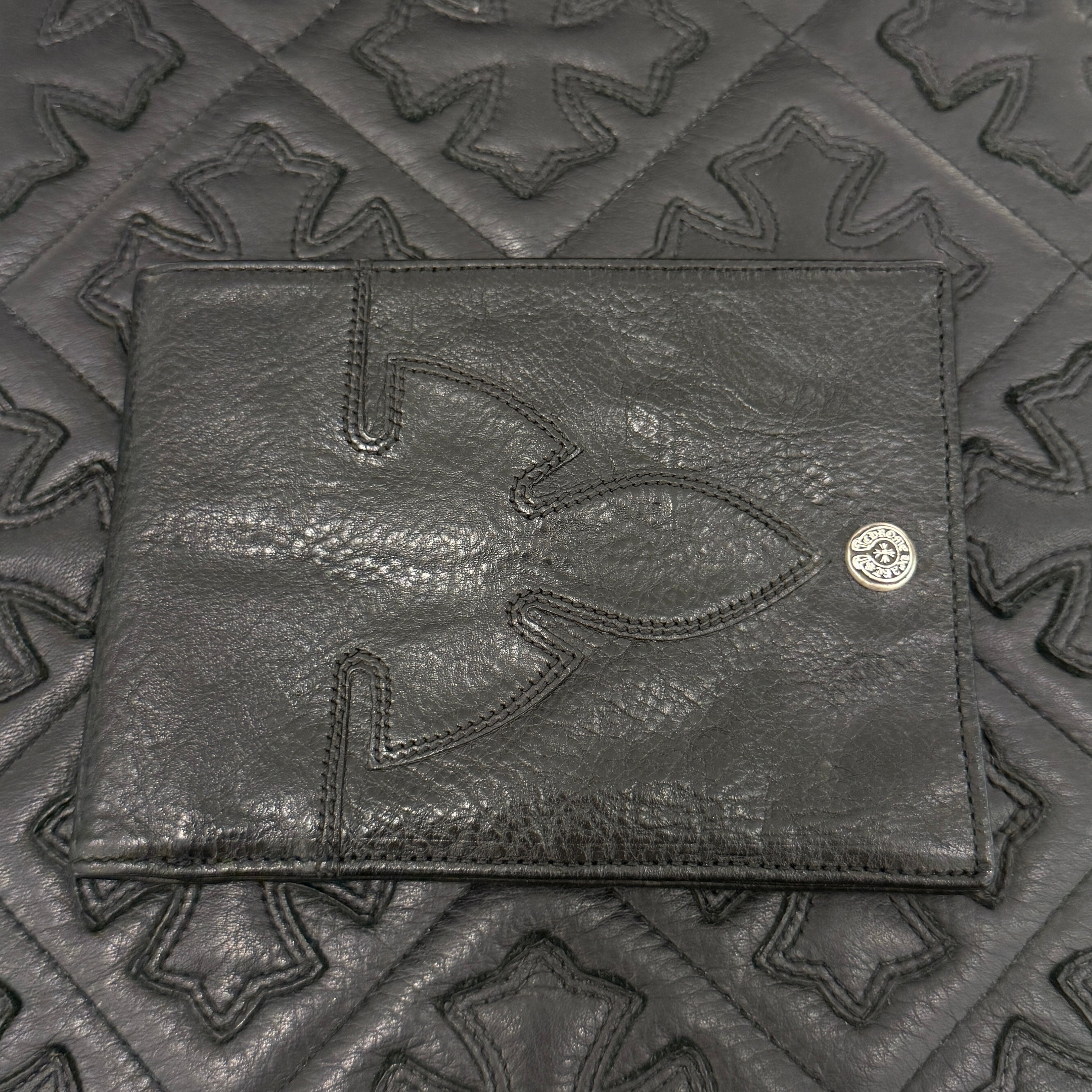 CHROME HEARTS AINT NOTHIN 2 DO BS FLARE Leather Wallet クロムハーツ エイントナッシン 2ドゥ BSフレア レザーウォレット