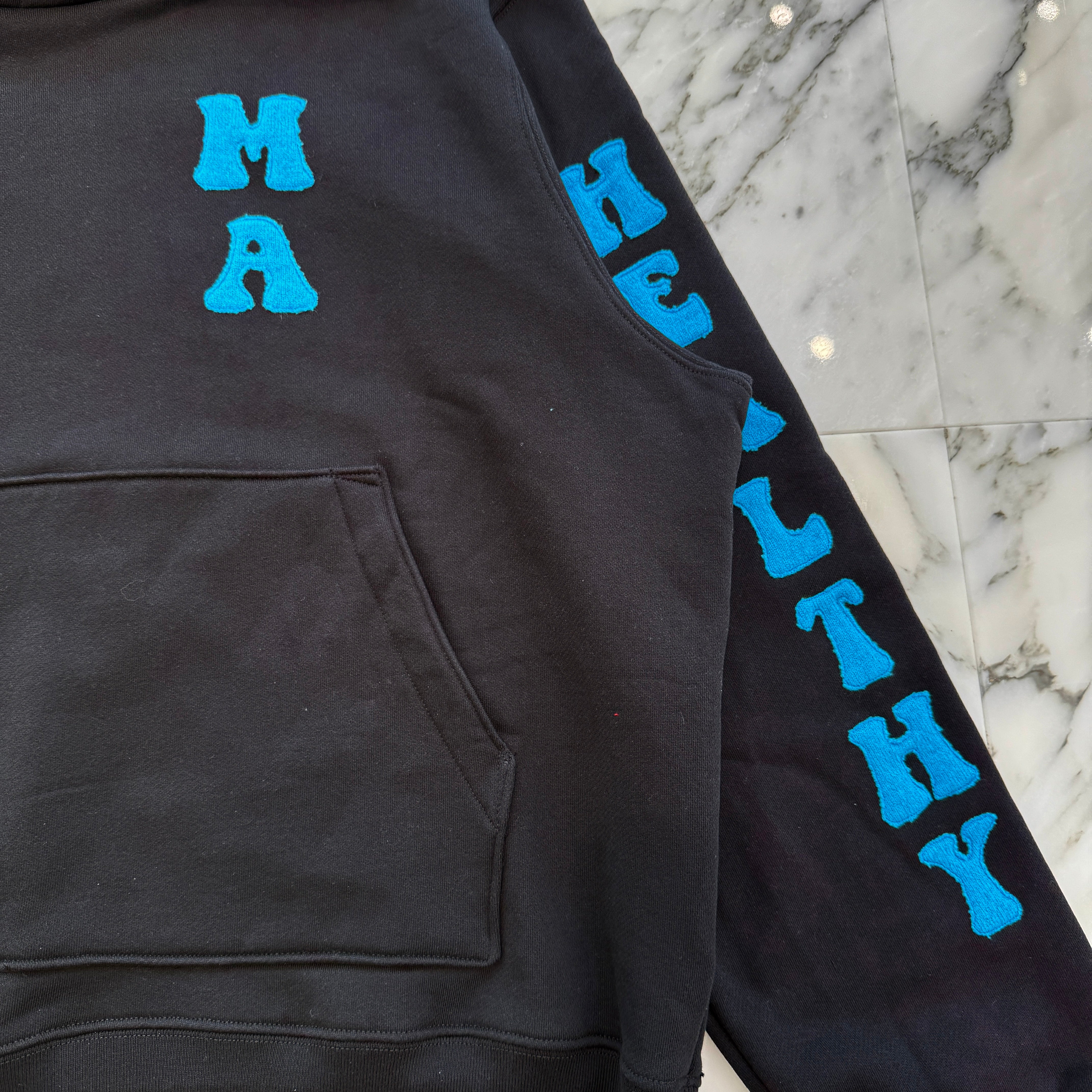 AMIRI × A Love Movement 2021SS A Love Movement Edition "Healthy Body" Hoodie MJGH001 Size XXL アミリ × Aラブ ムーヴメント Aラブ ムーヴメント エディション "ヘルシーボディ" フーディ パーカー サイズXXL