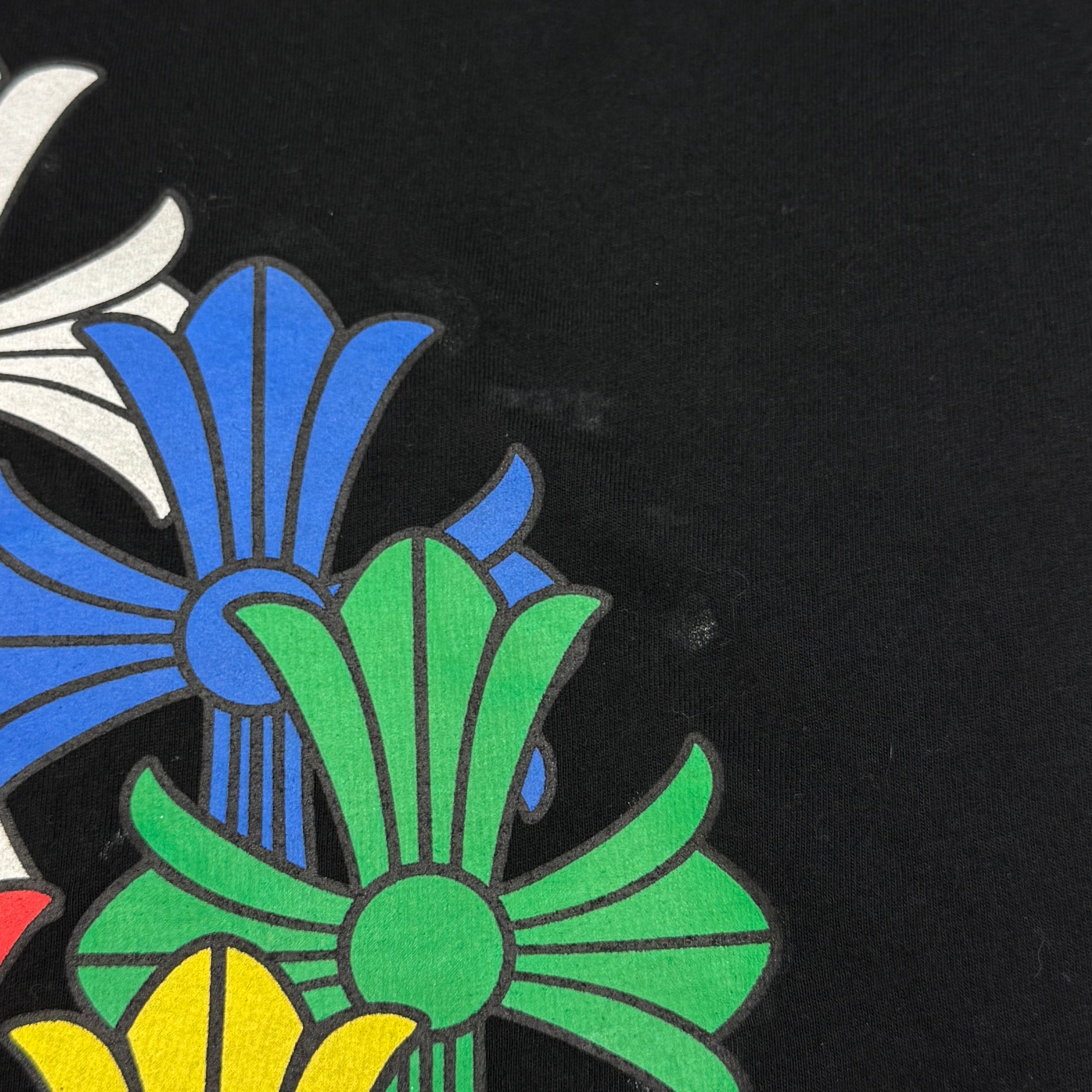 CHROME HEARTS 2021SS MLTCOL CEM CRS Long Sleeve Tee Size L クロムハーツ マルチカラー セメタリークロス ロングスリーブTシャツ サイズL