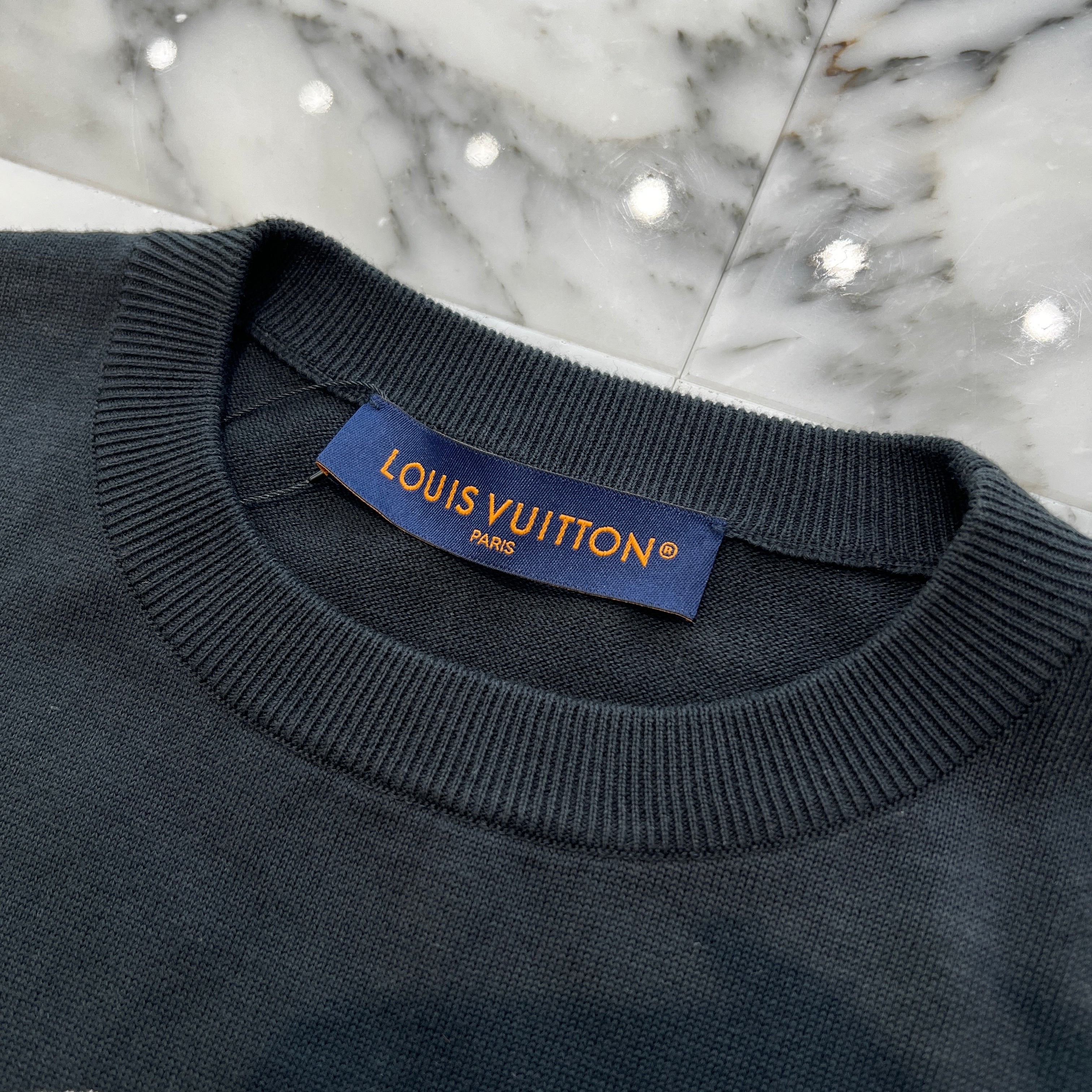 LOUIS VUITTON 2023AW Studio Graphic Knit T-Shirt Size S ルイヴィトン スタジオグラフィック ニット Tシャツ サイズS