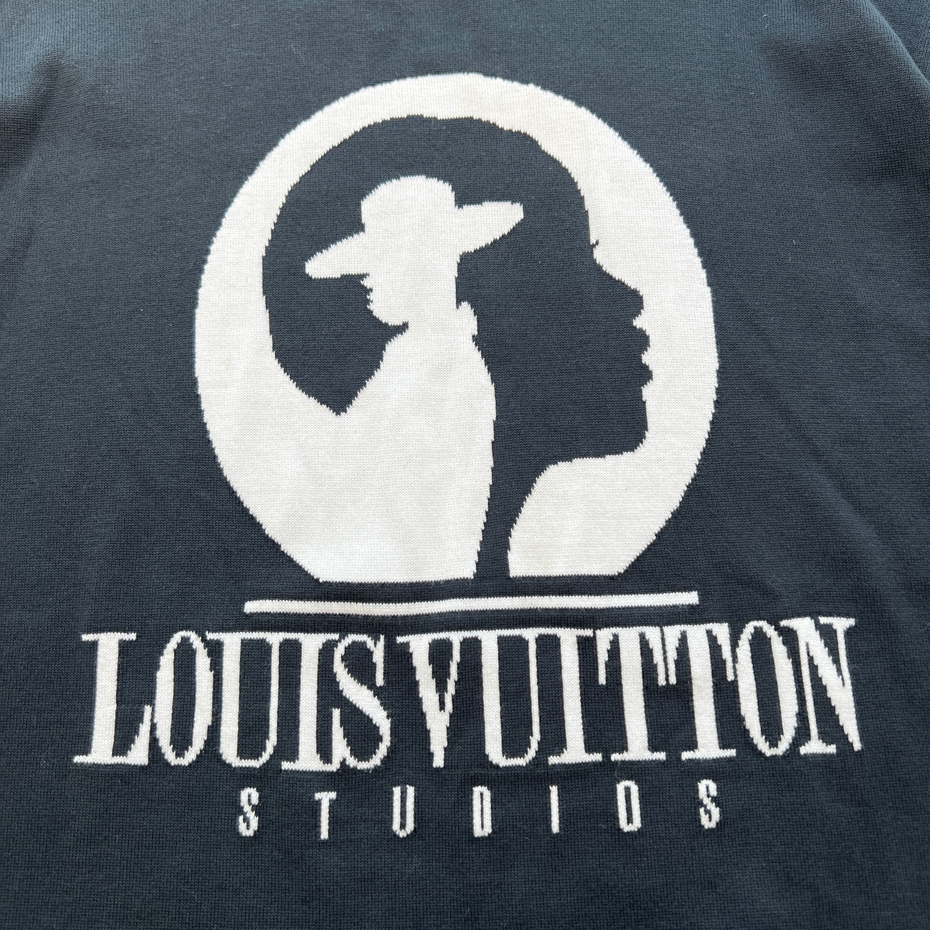 LOUIS VUITTON 2023AW Studio Graphic Knit T-Shirt Size S ルイヴィトン スタジオグラフィック ニット Tシャツ サイズS