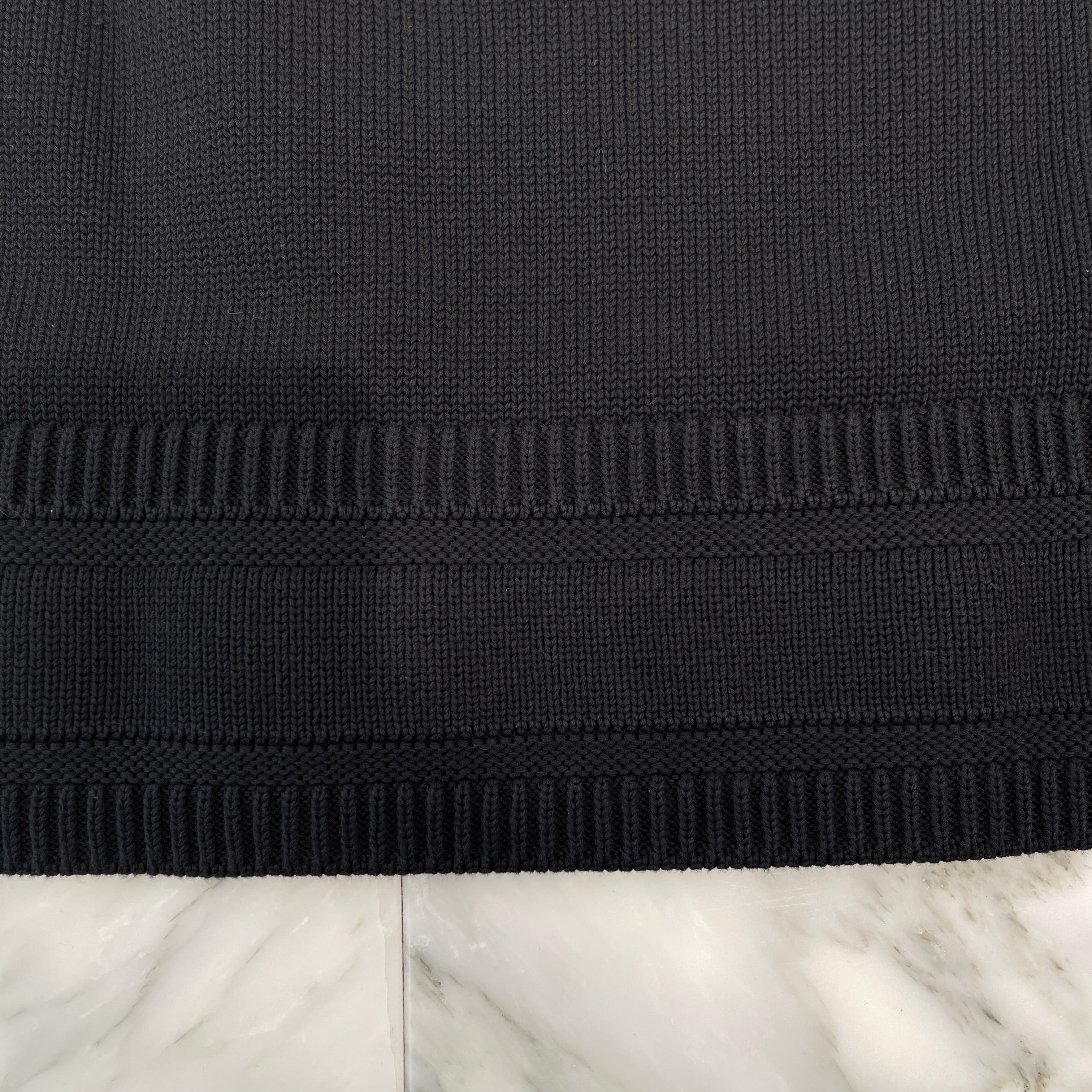 GIVENCHY 2022SS Logo Embroidered Cotton Knit Sweater BM90G9401M Size XXL ジバンシー ロゴ刺繍 コットンニット セーター サイズXXL